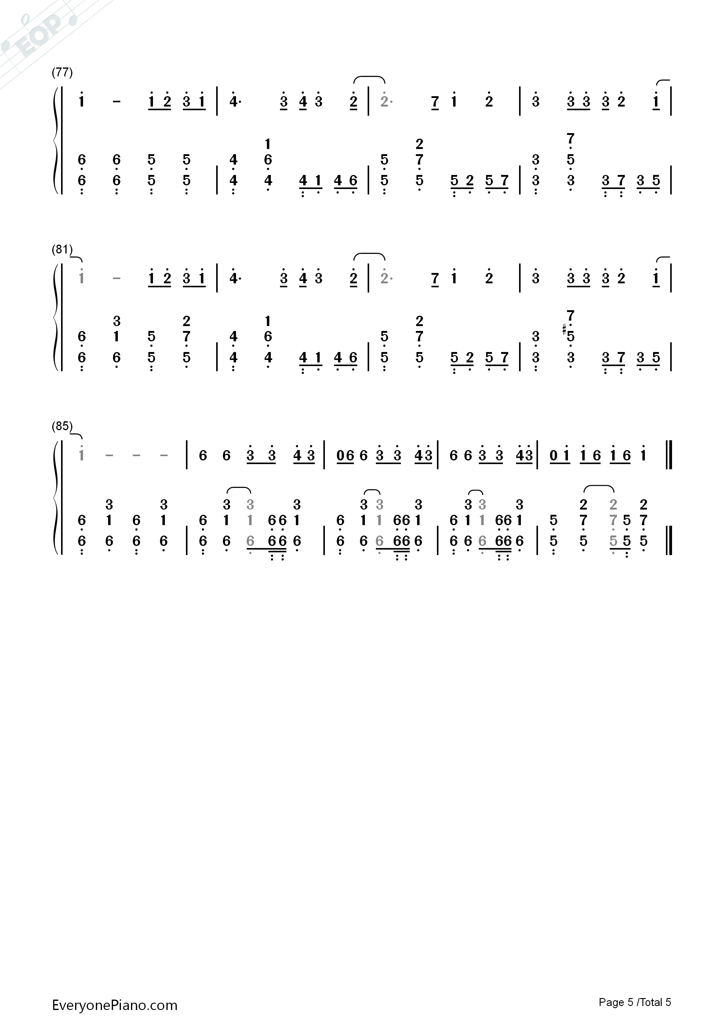 Lady_GaGa罗曼死钢琴简谱_Lady_GaGa演唱