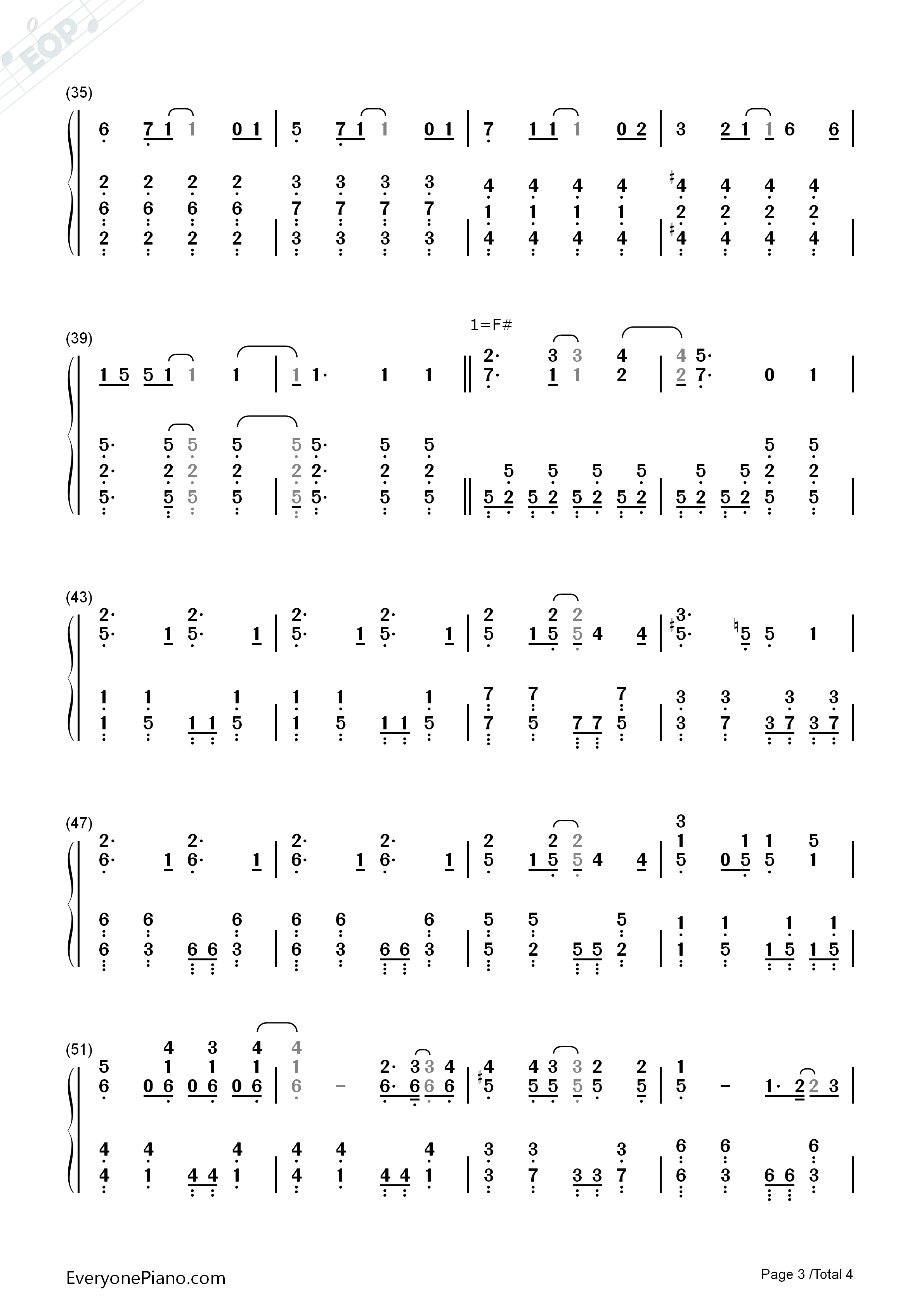 発見者はワタシ钢琴简谱_たぴみる演唱