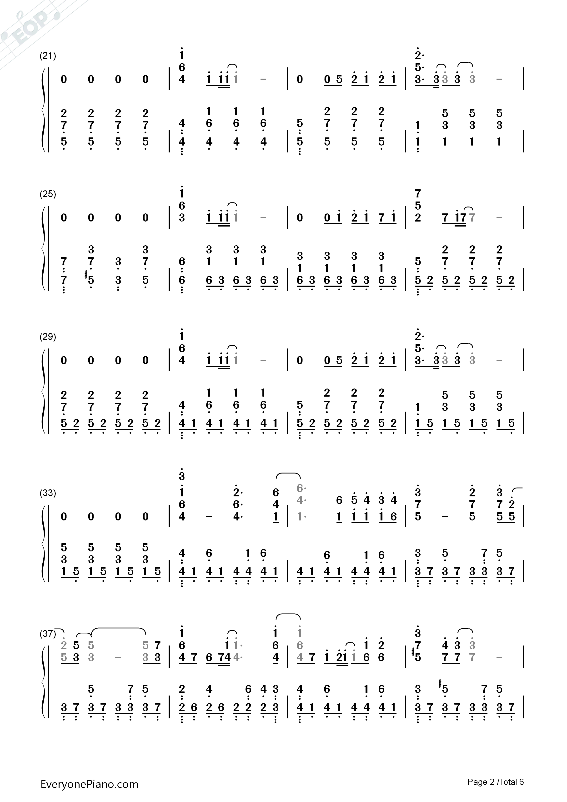 God_knows...钢琴简谱_平野绫演唱