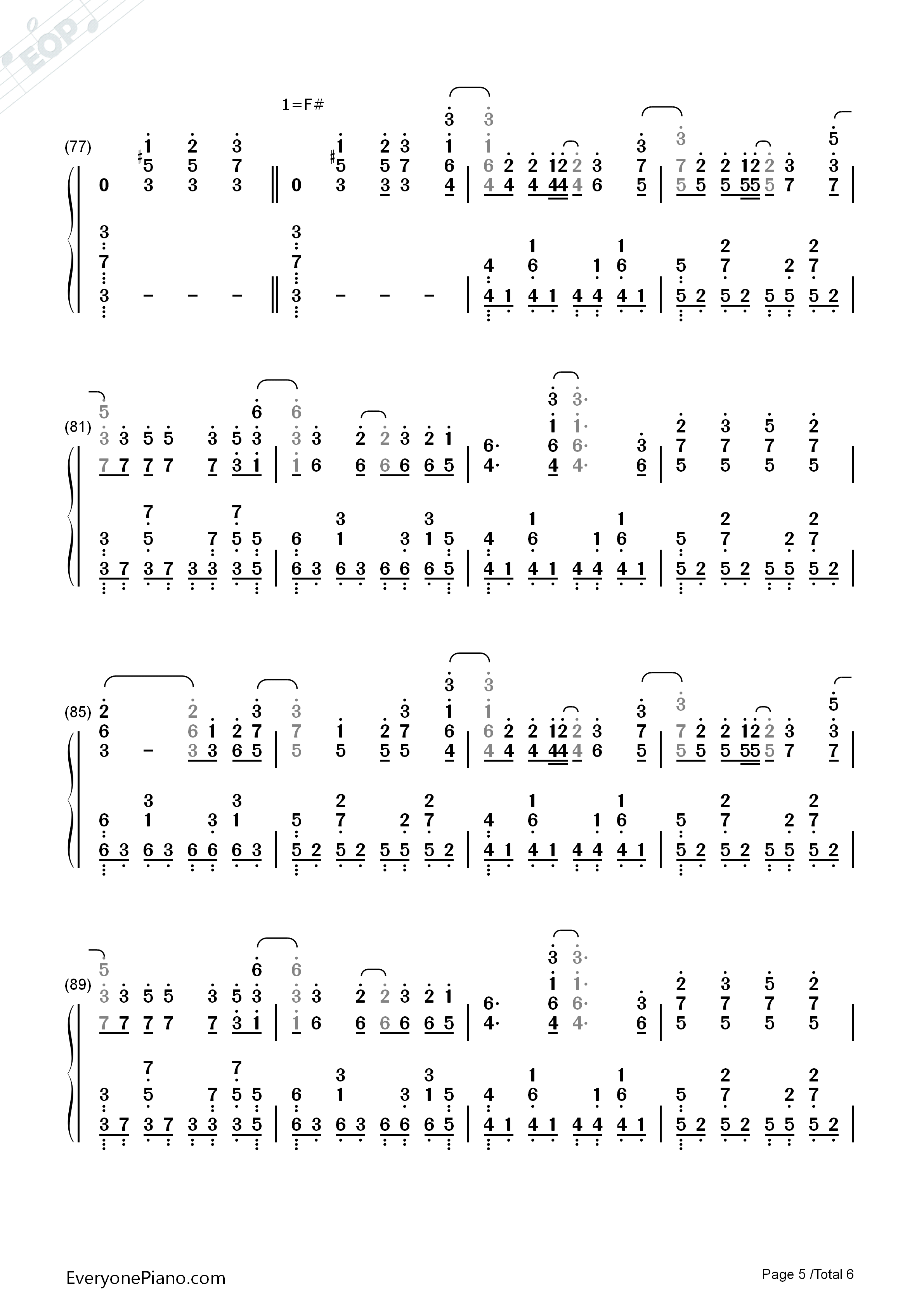 God_knows...钢琴简谱_平野绫演唱