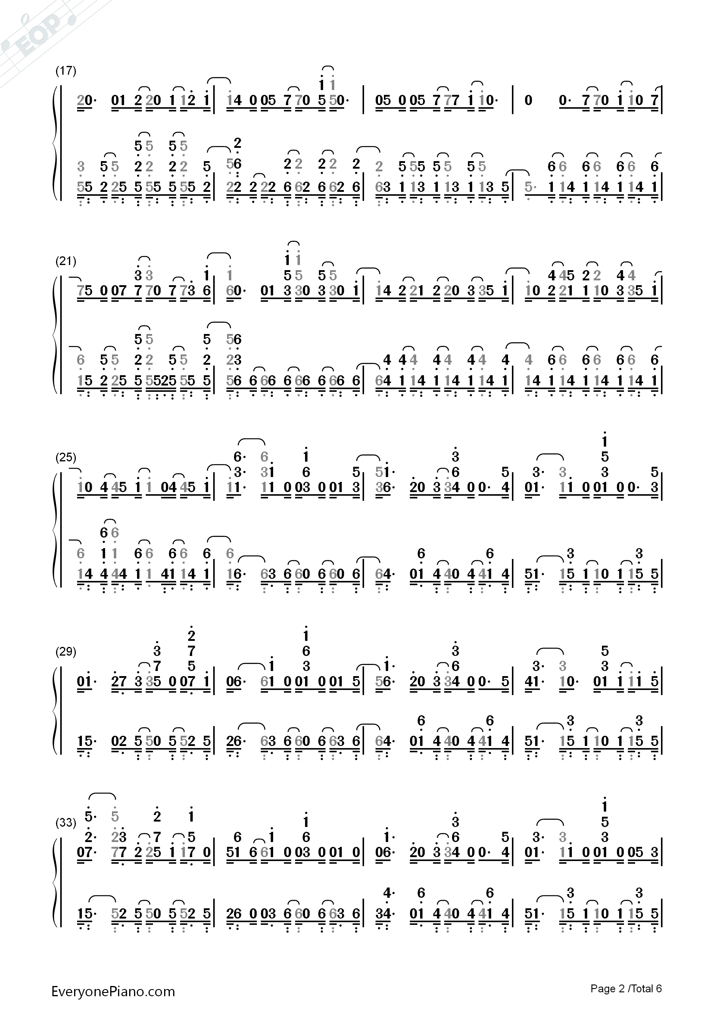 Tired钢琴简谱_Alan_Walker_ft_Galvin_James演唱