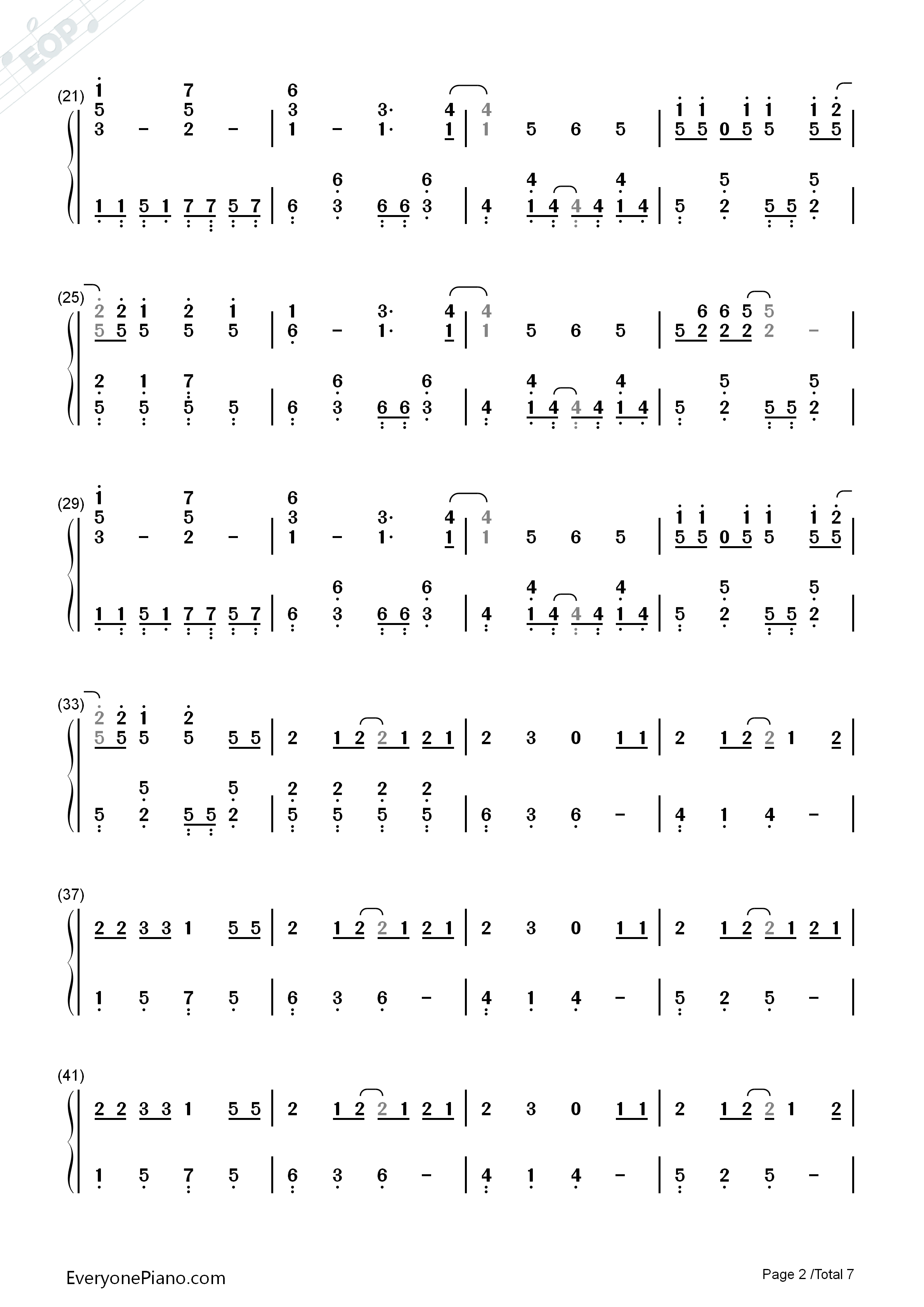 天ノ弱钢琴简谱_GUMI演唱