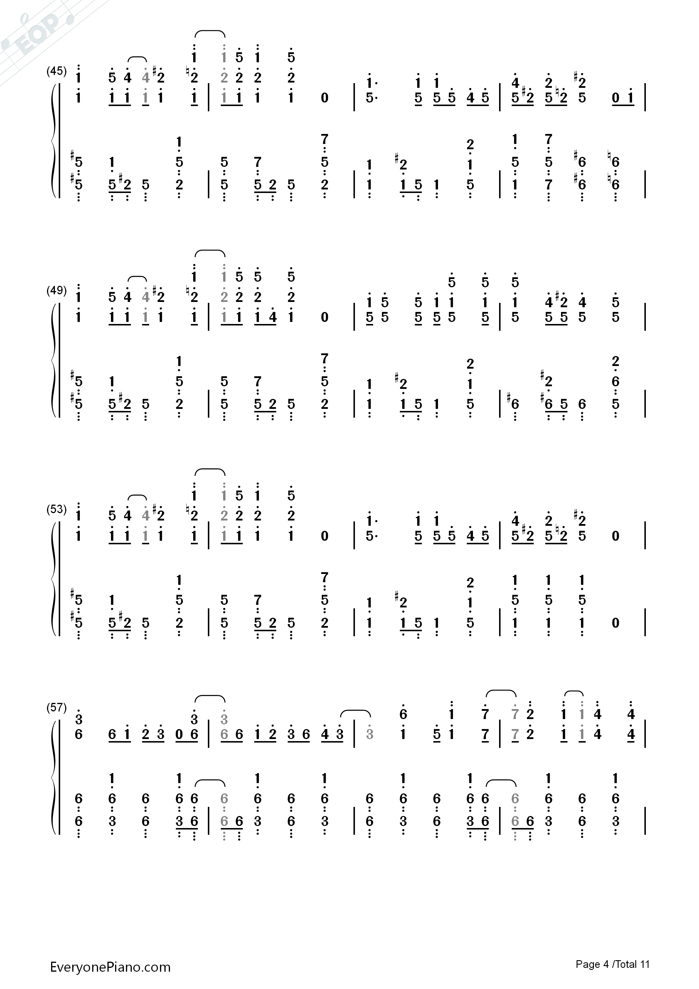 マトリョシカ钢琴简谱_触手猴演唱