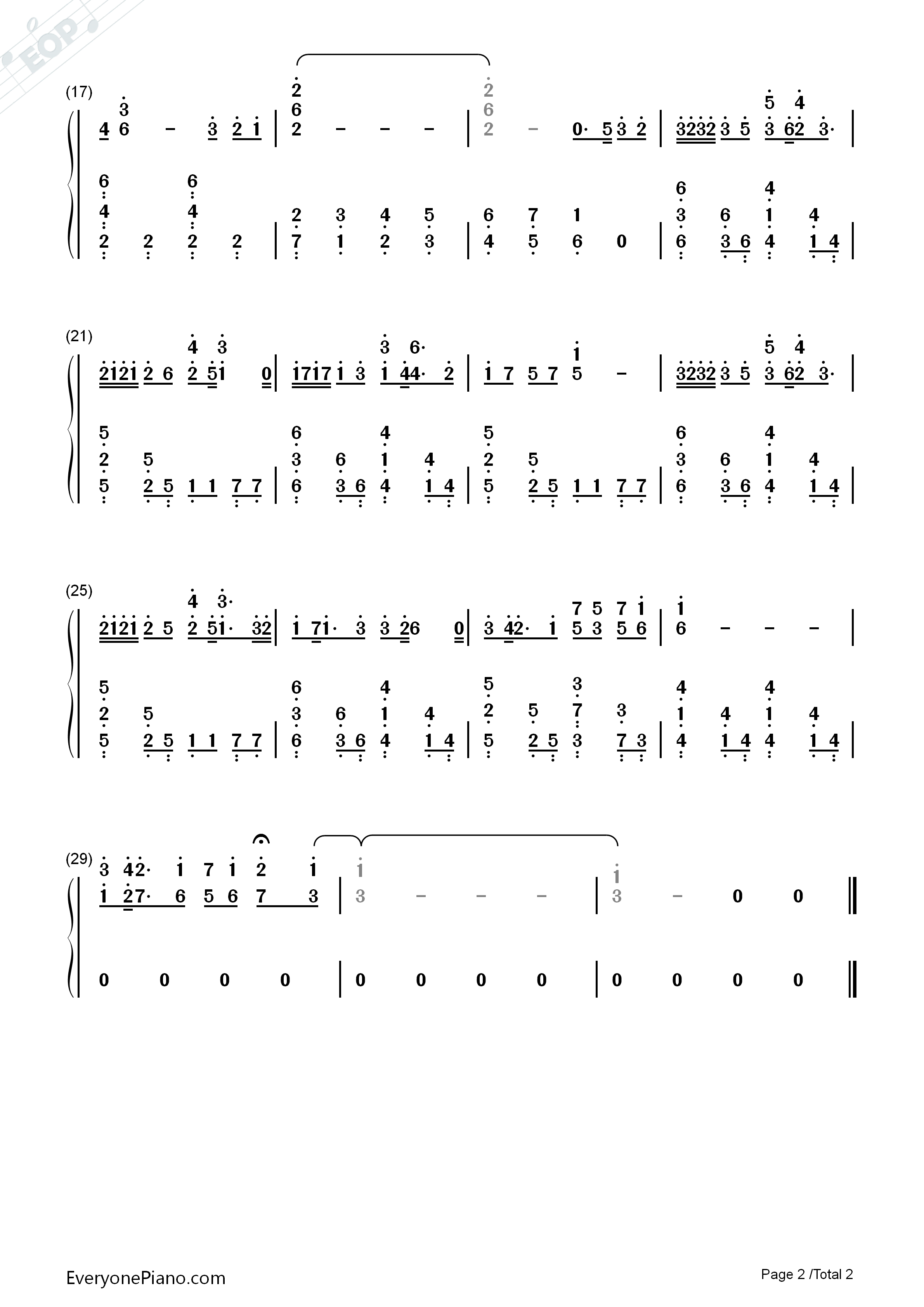 君ノ记忆钢琴简谱_mao演唱