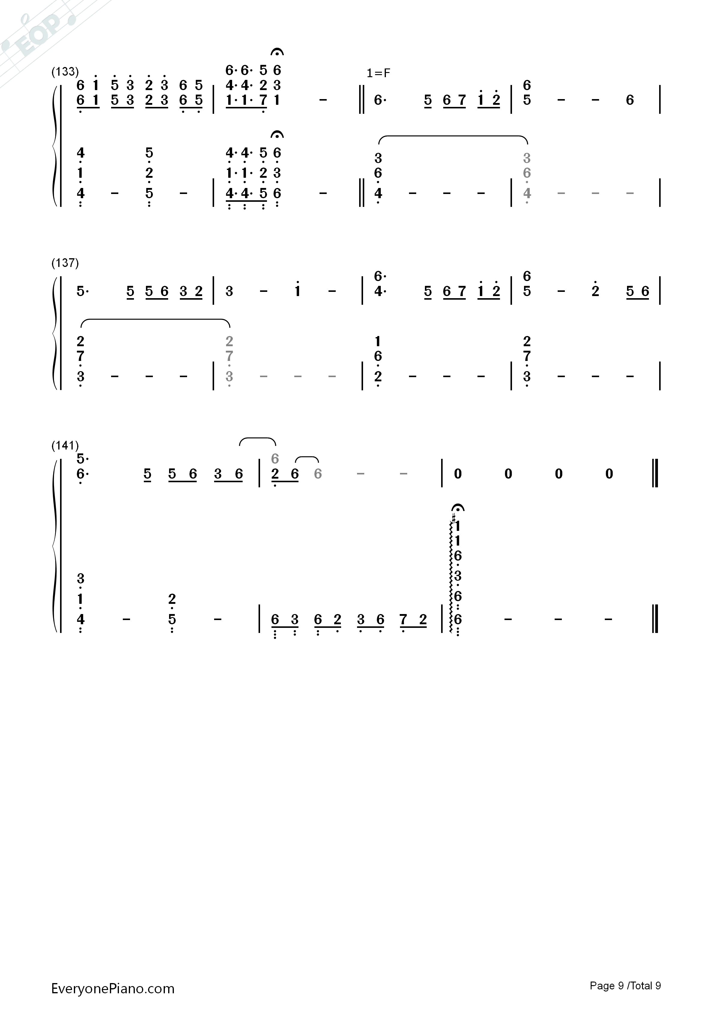 拍手喝采歌合钢琴简谱_supercell演唱