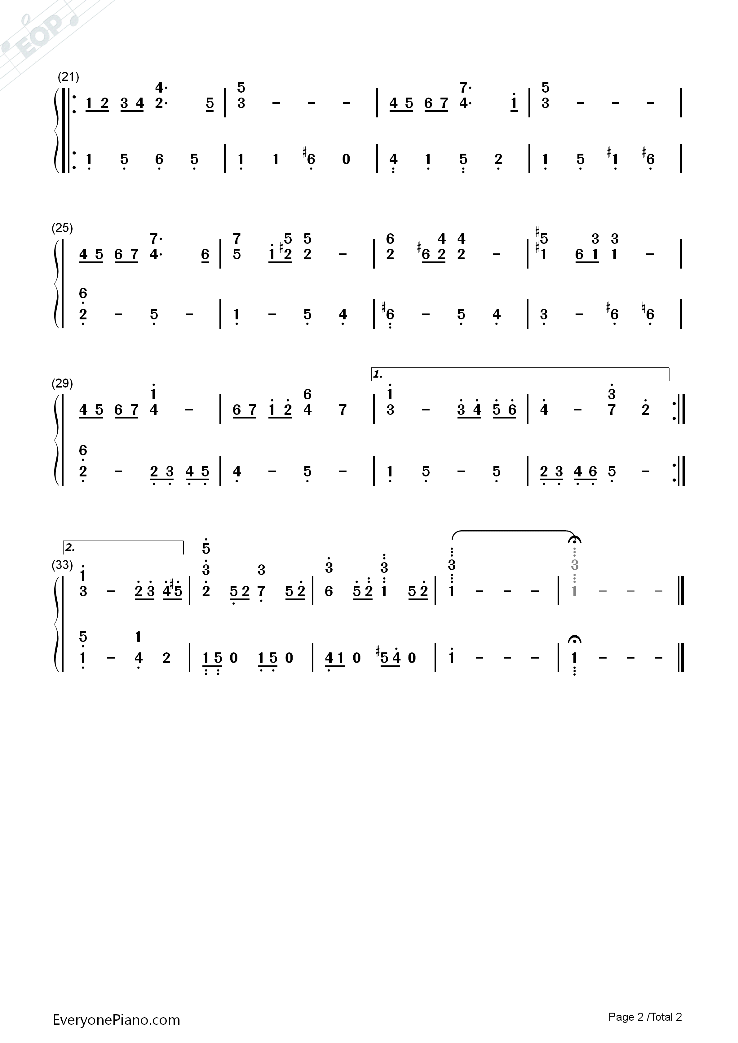 Where_is_love钢琴简谱_Joseph_McManners__Mark_Lester演唱