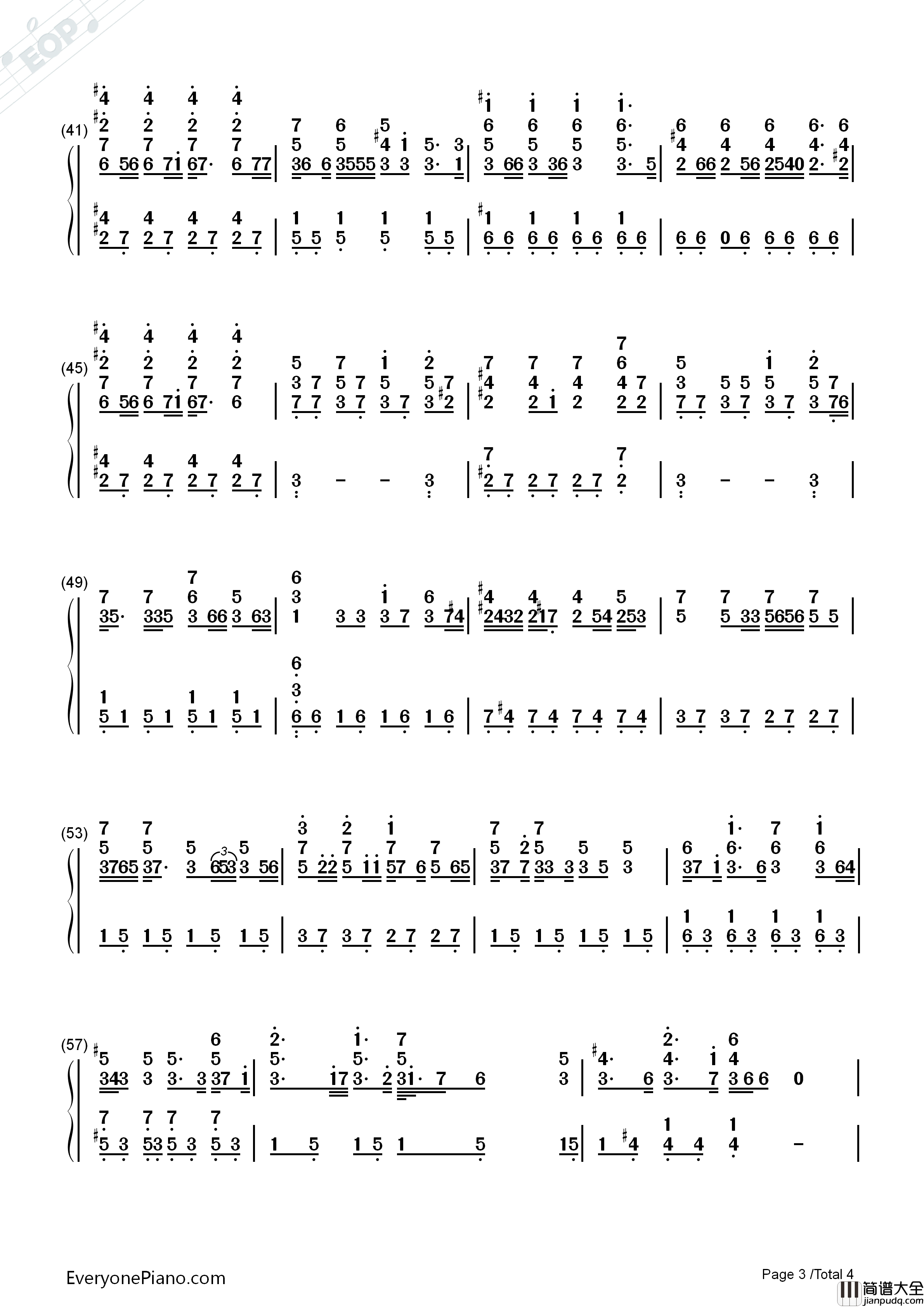 Hurt钢琴简谱_Christina_Aguilera演唱