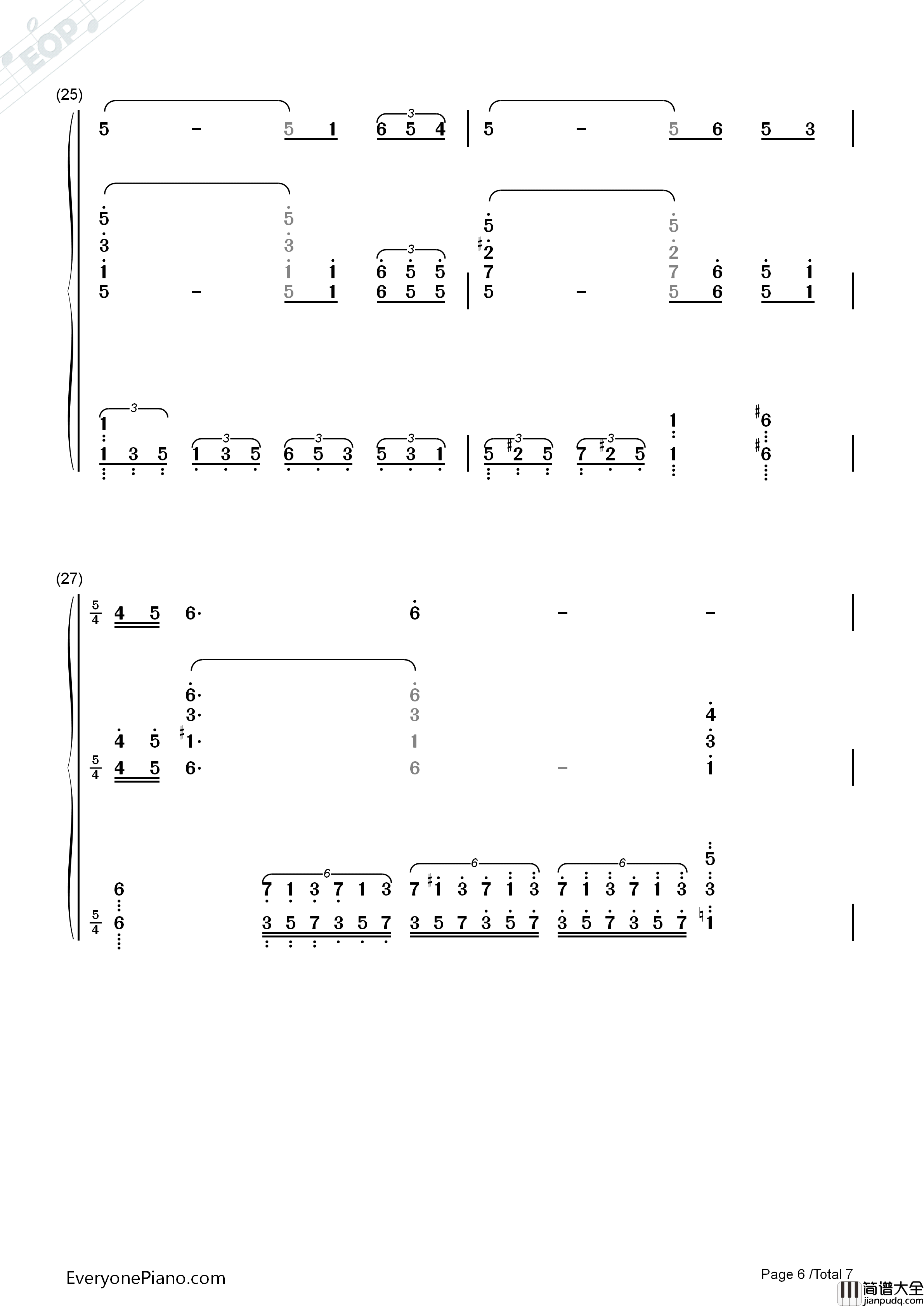 啊中国的土地钢琴简谱_钟丽燕演唱