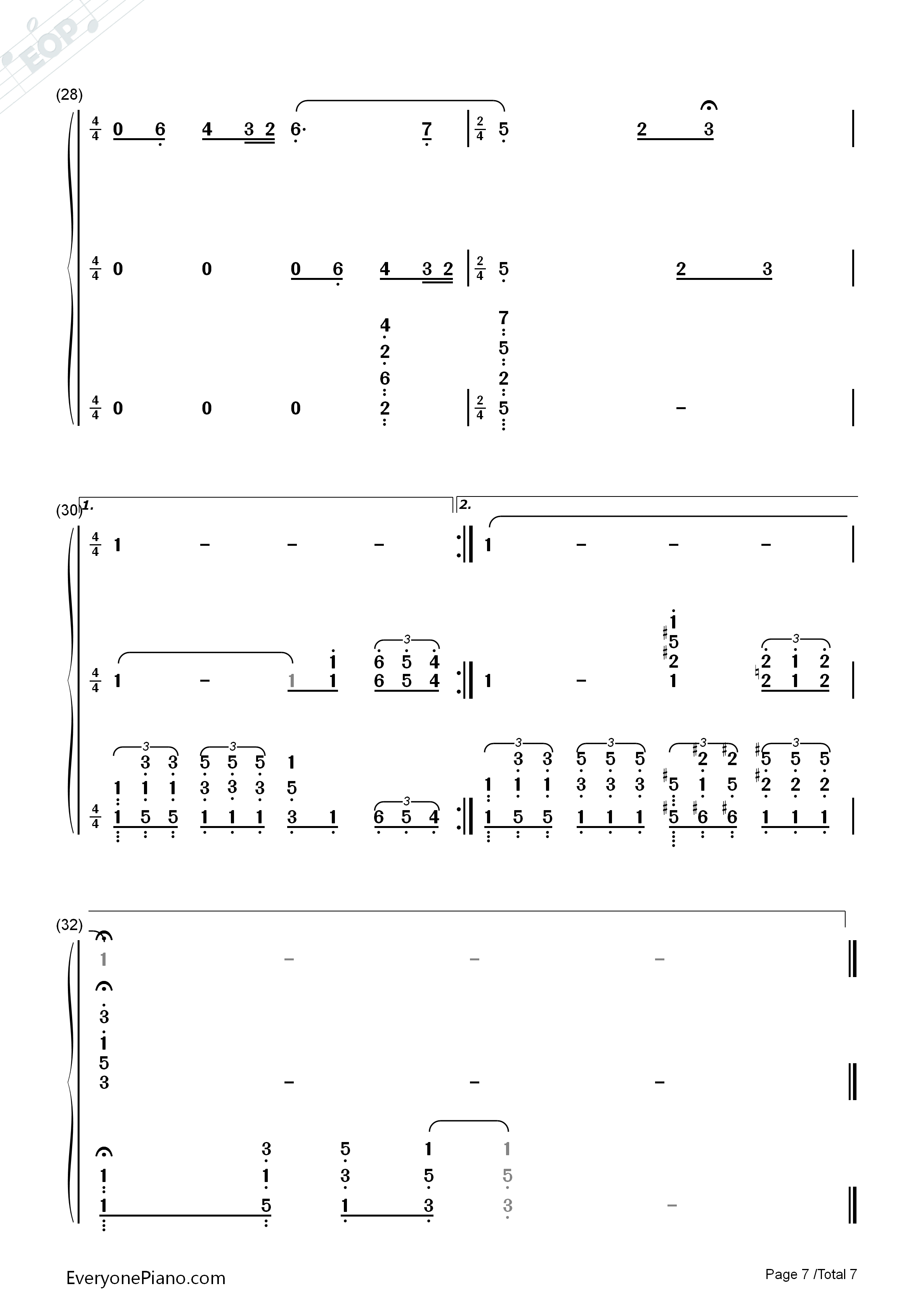 啊中国的土地钢琴简谱_钟丽燕演唱