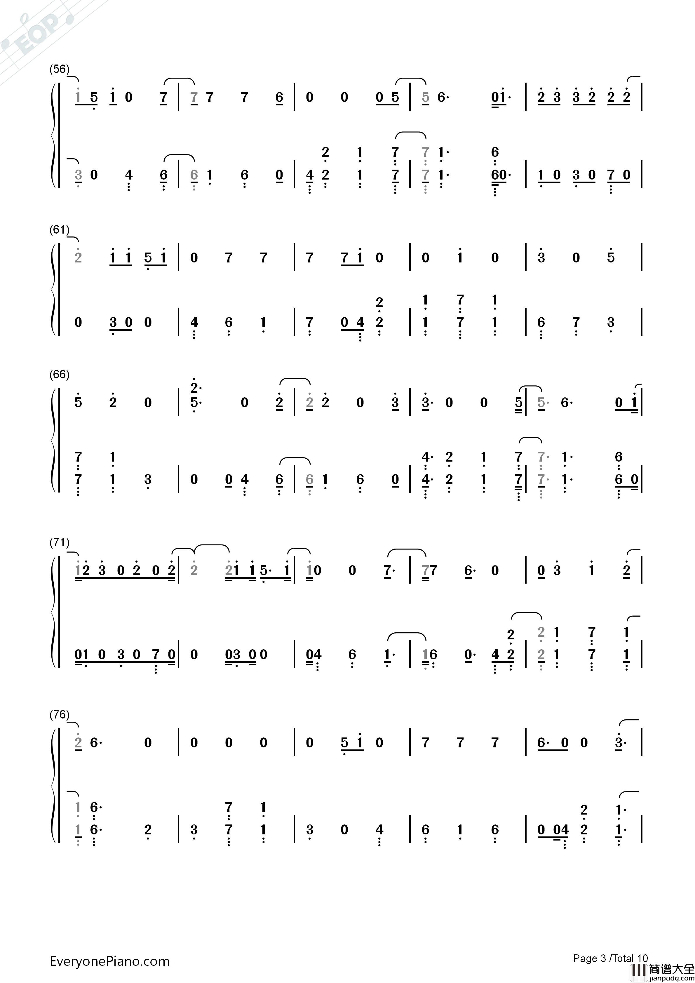 Strip_That_Down钢琴简谱_Liam_Payne演唱