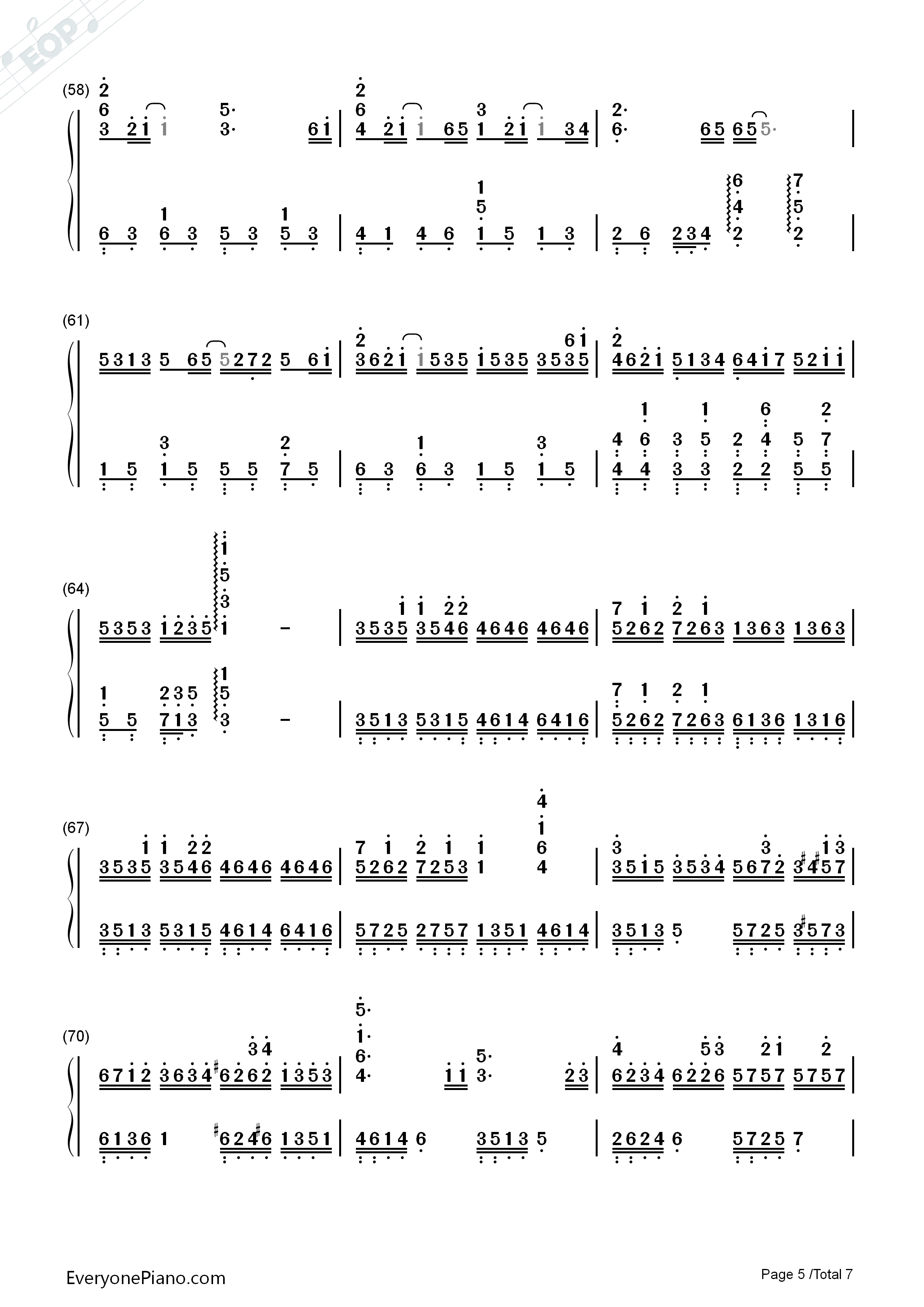 ハナミズキ钢琴简谱_一青窈演唱