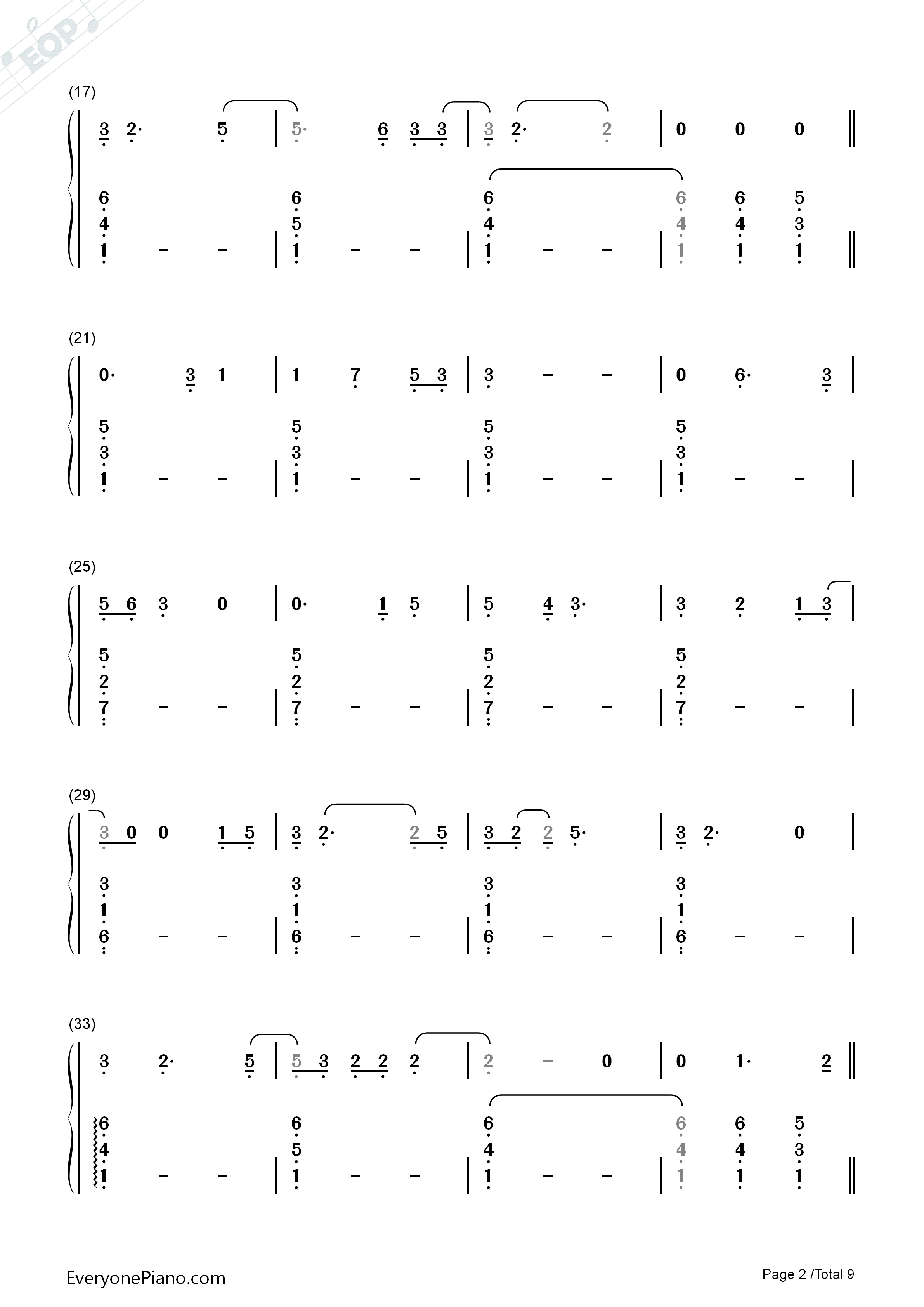 She_Used_To_Be_Mine钢琴简谱_Sara_Bareilles演唱