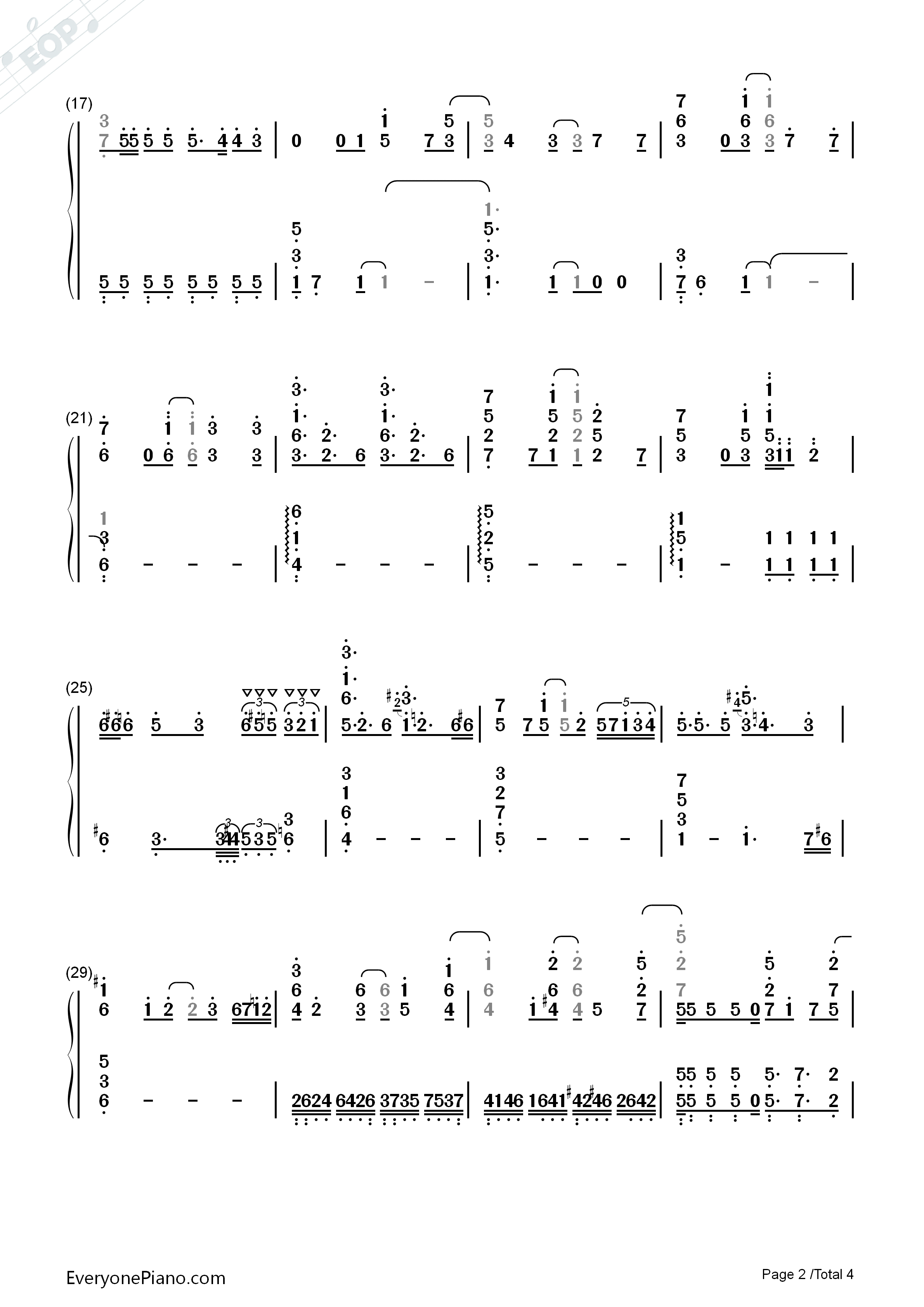 トナリアウ钢琴简谱_THE_ORAL_CIGARETTES演唱