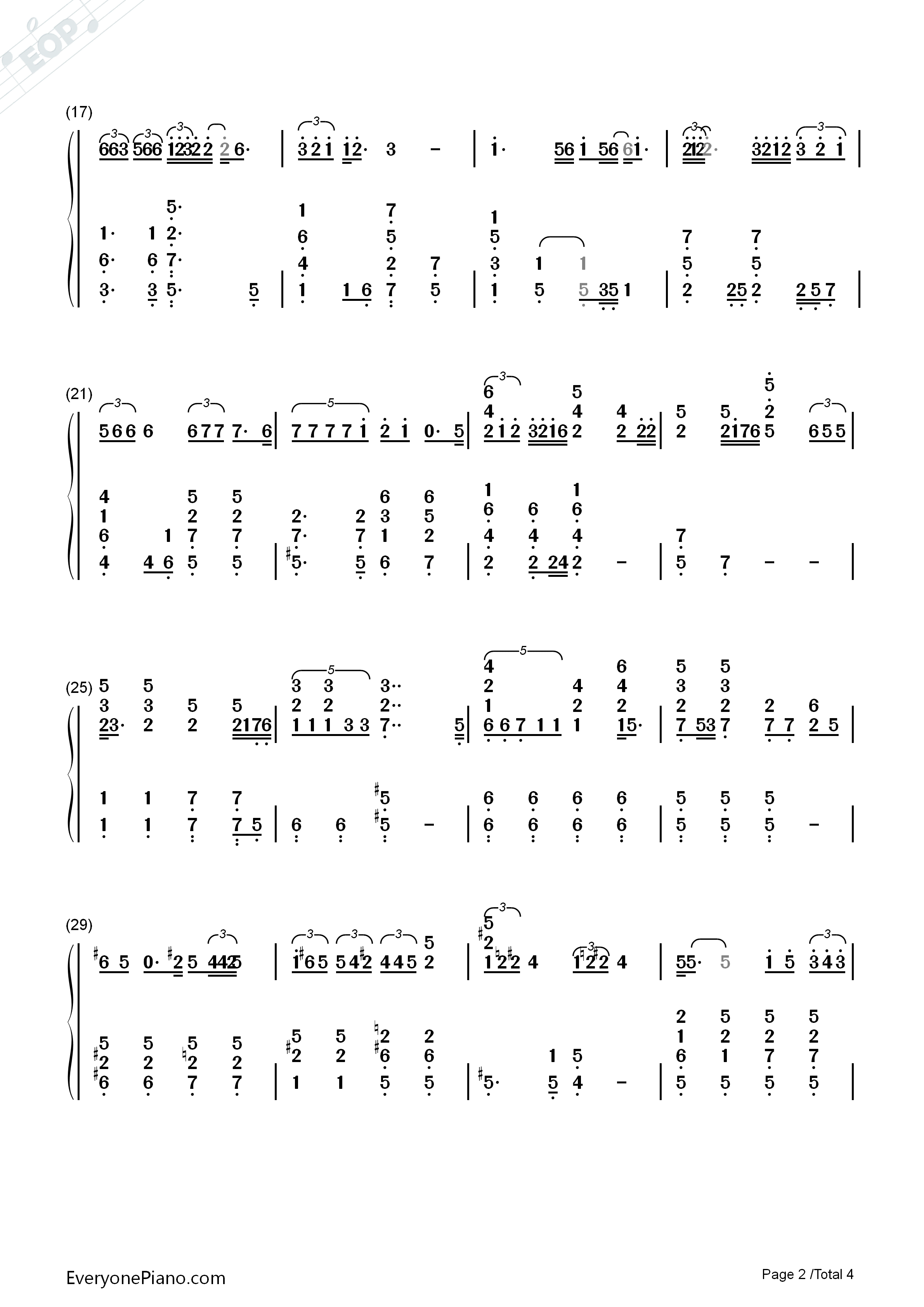 Listen钢琴简谱_Beyonce演唱