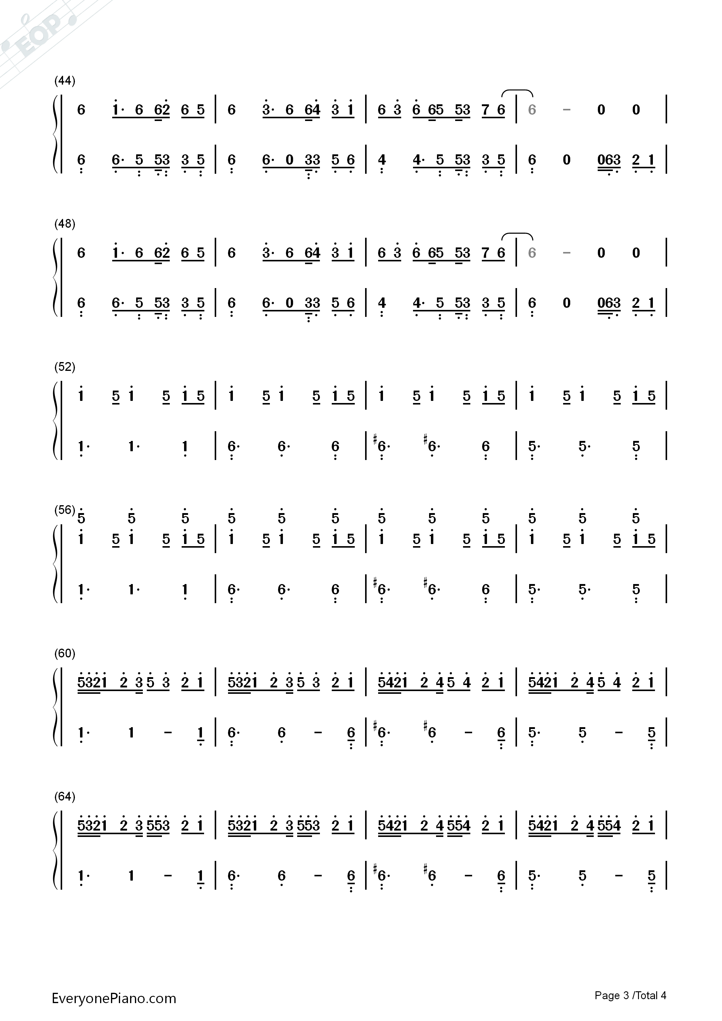 Axel_F钢琴简谱_Harold_Faltermeyer演唱