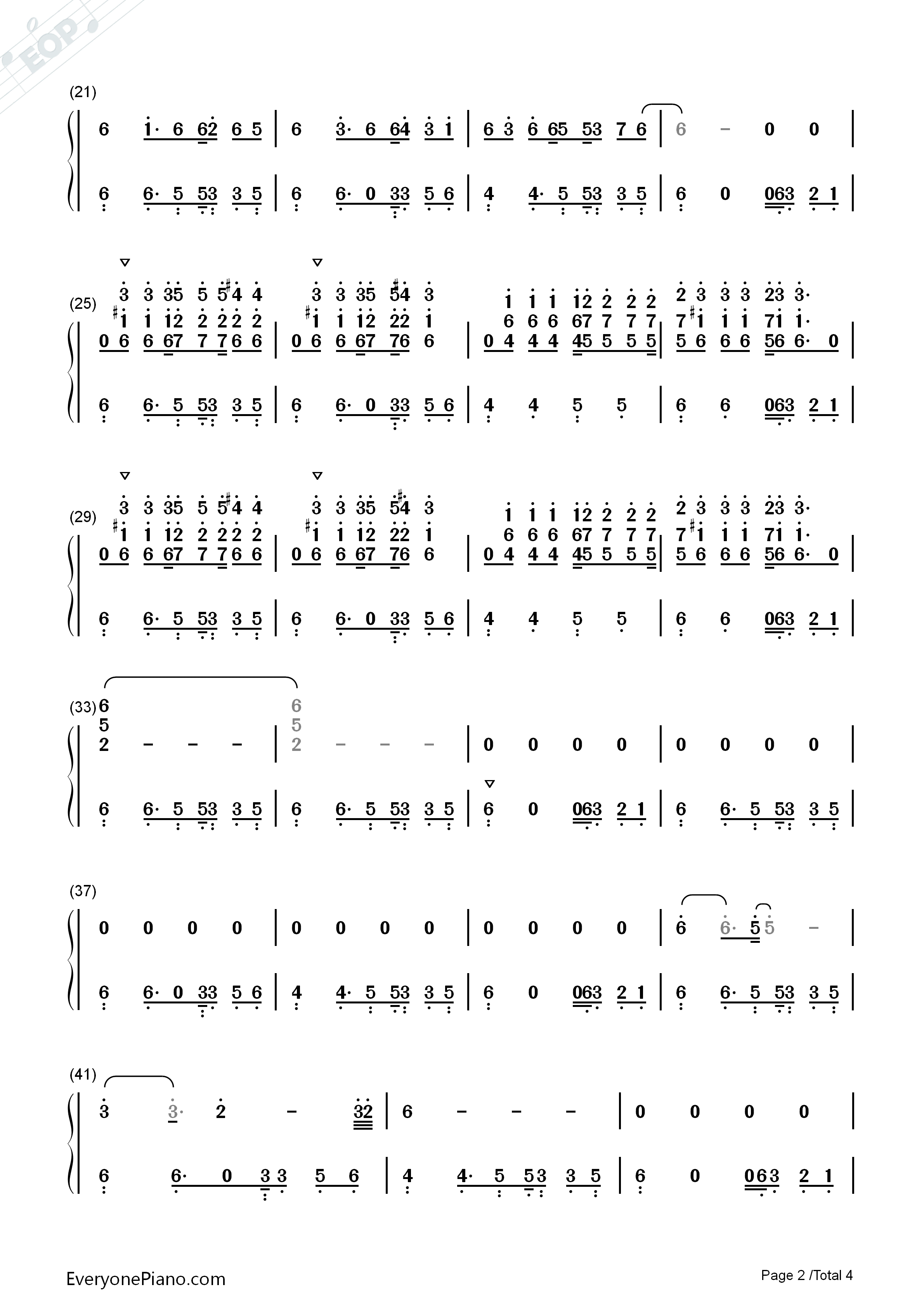 Axel_F钢琴简谱_Harold_Faltermeyer演唱