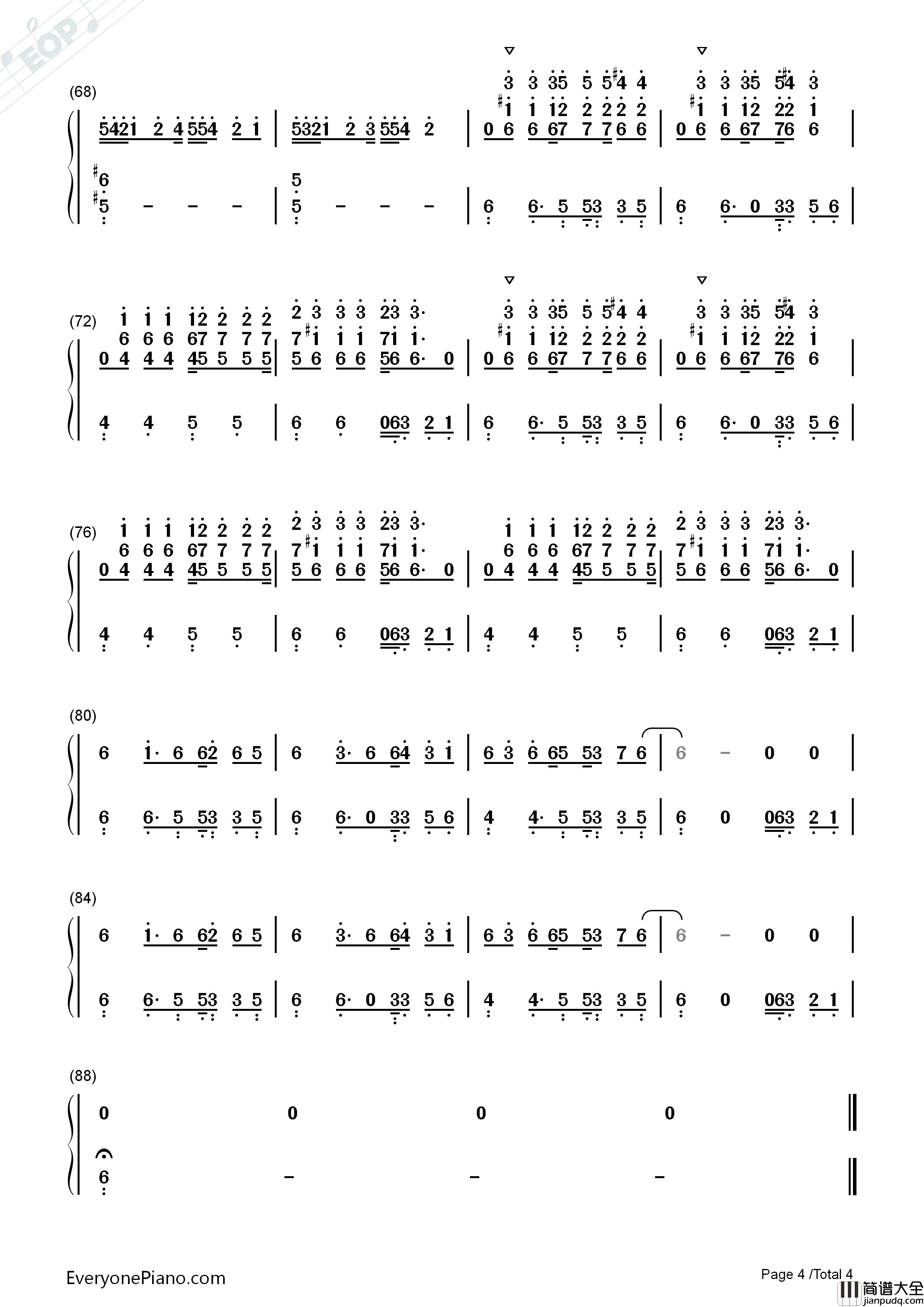 Axel_F钢琴简谱_Harold_Faltermeyer演唱