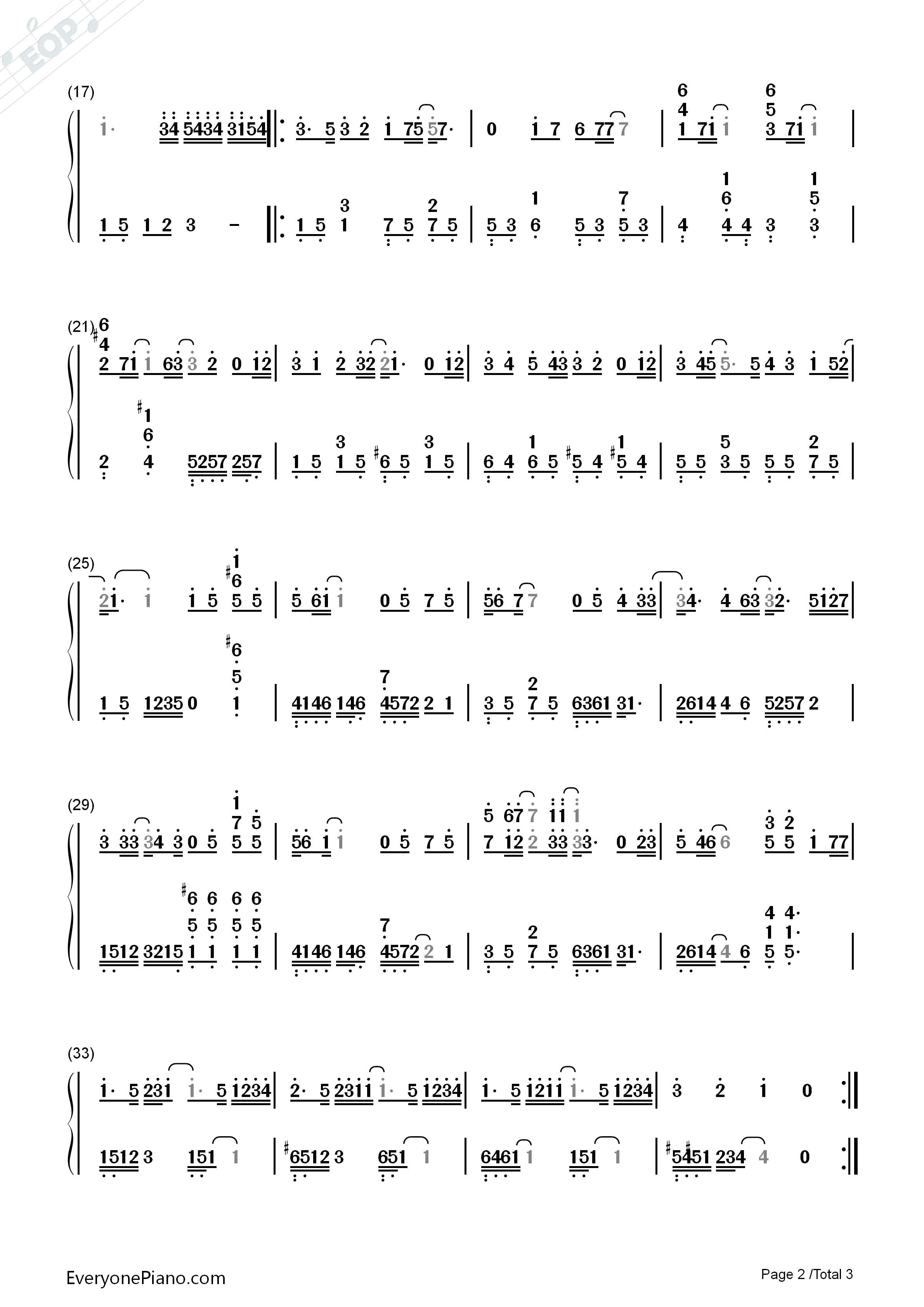 淘汰钢琴简谱_陈奕迅演唱