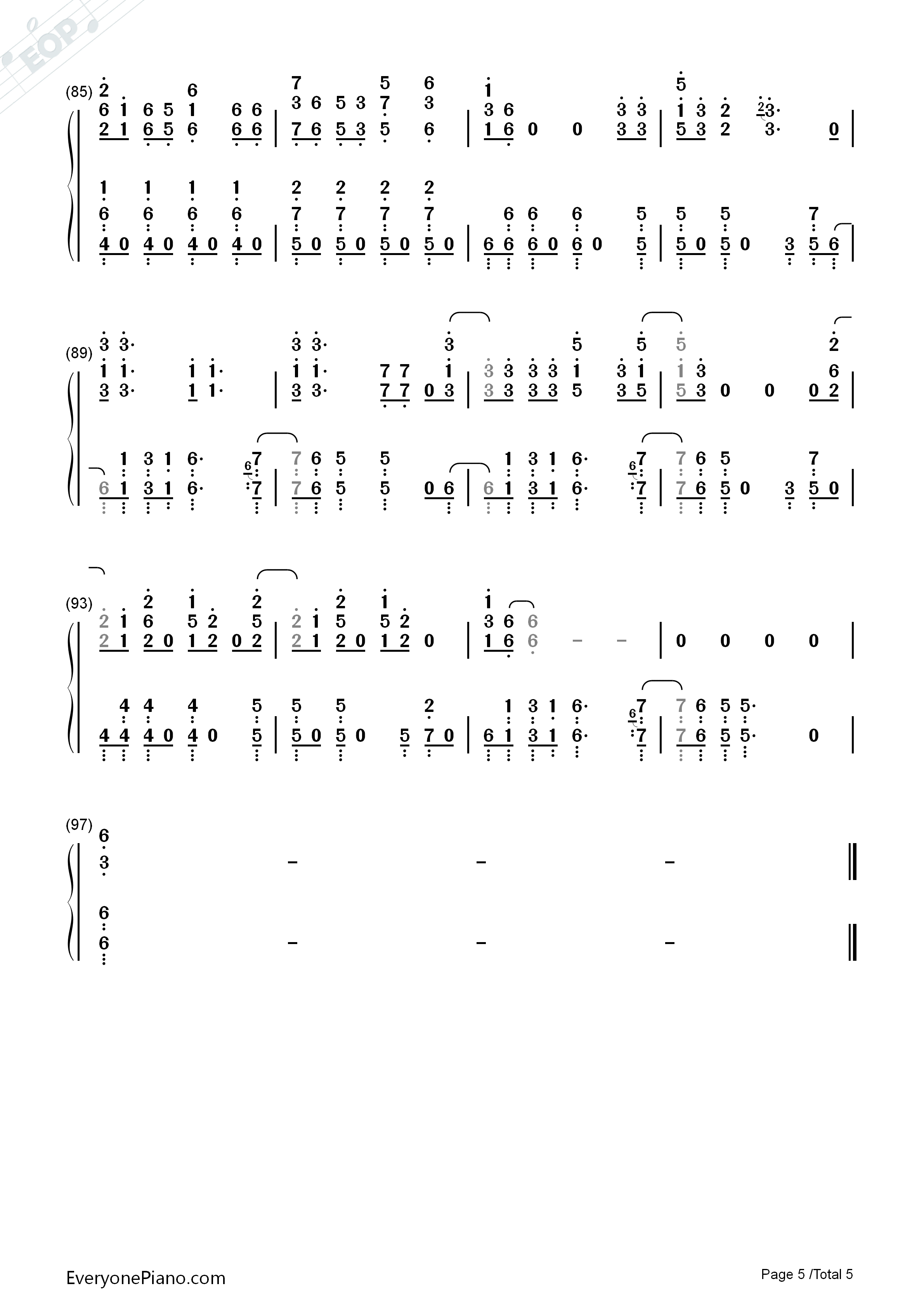 Beat_It钢琴简谱_迈克尔·杰克逊__Michael_Jackson演唱