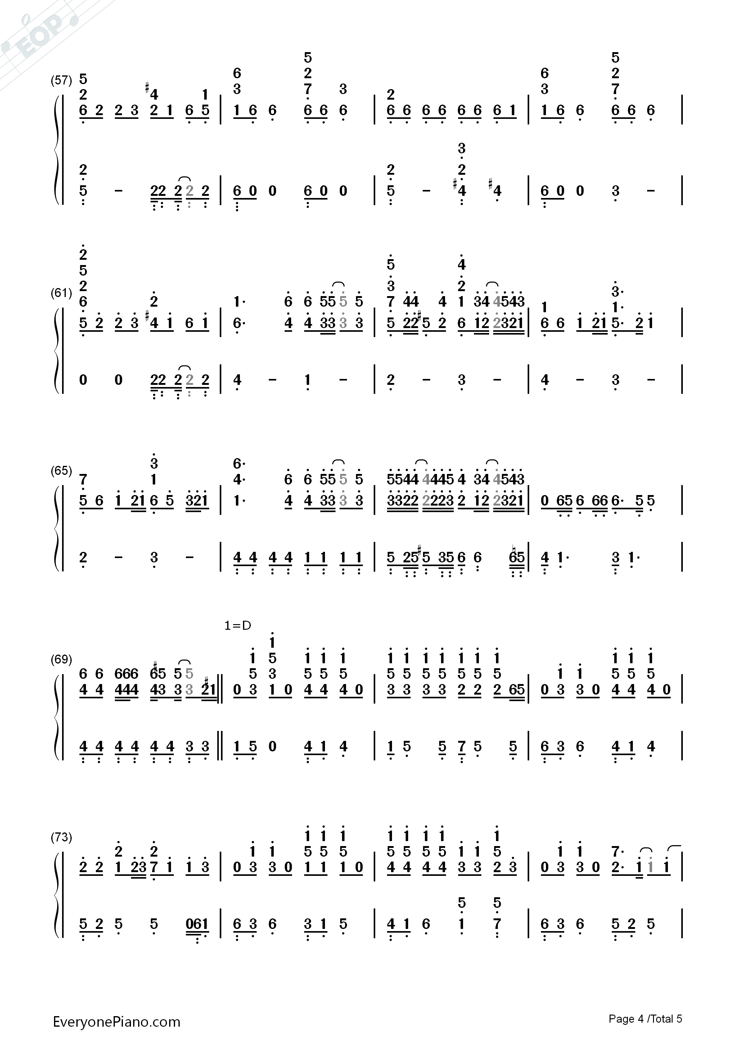 Always钢琴简谱_仓木麻衣演唱