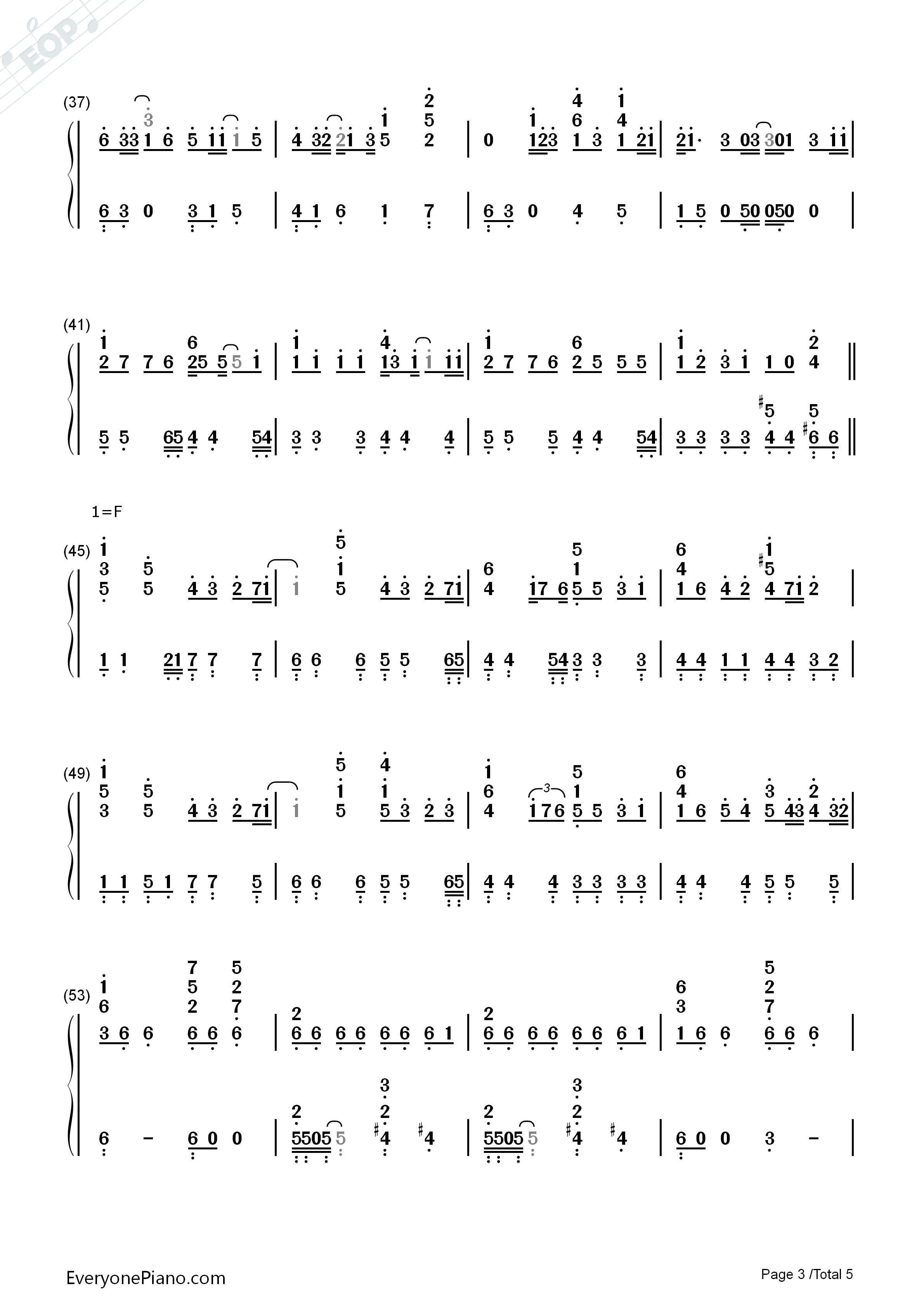 Always钢琴简谱_仓木麻衣演唱