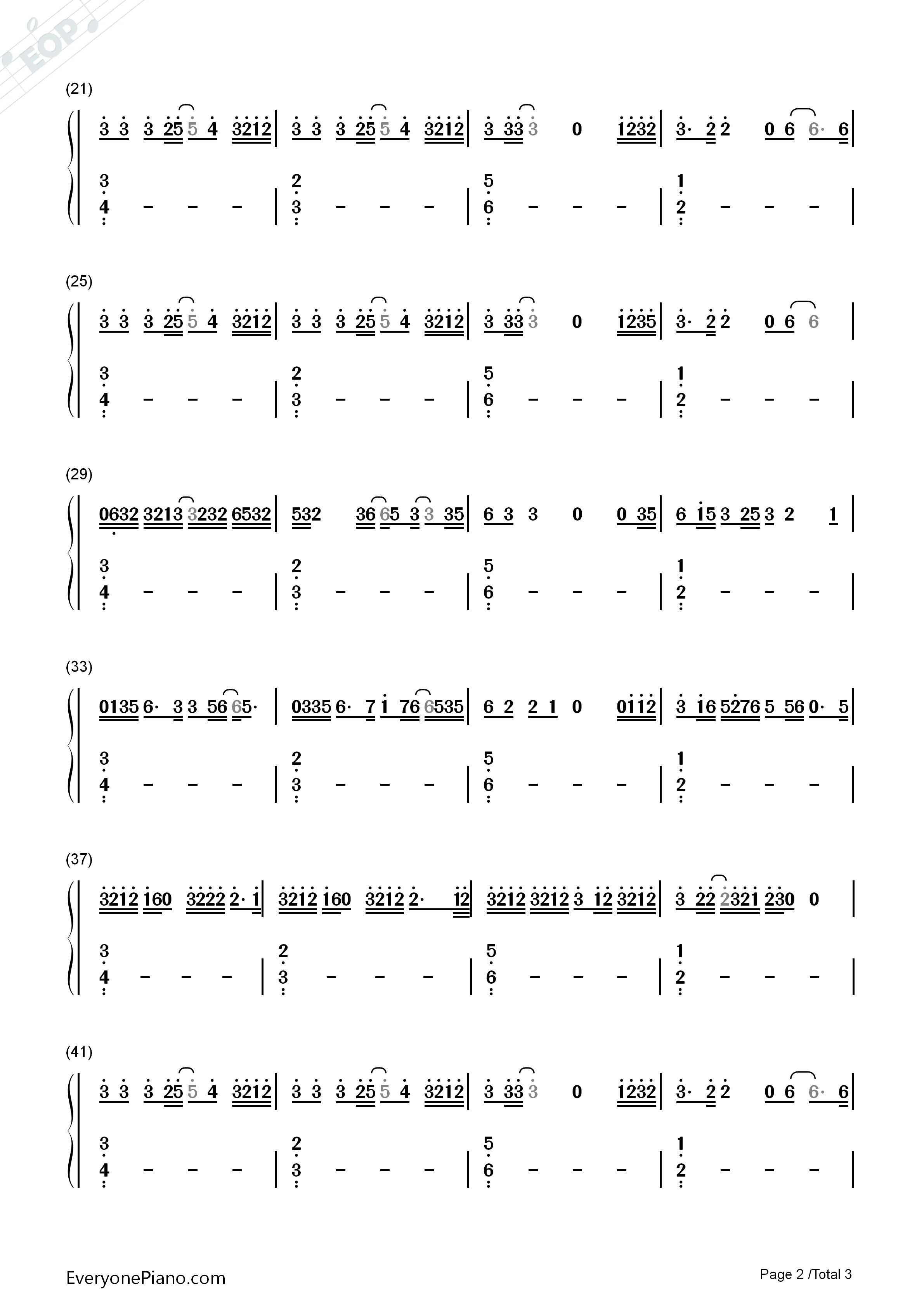 Die_for_You钢琴简谱_The_Weeknd演唱