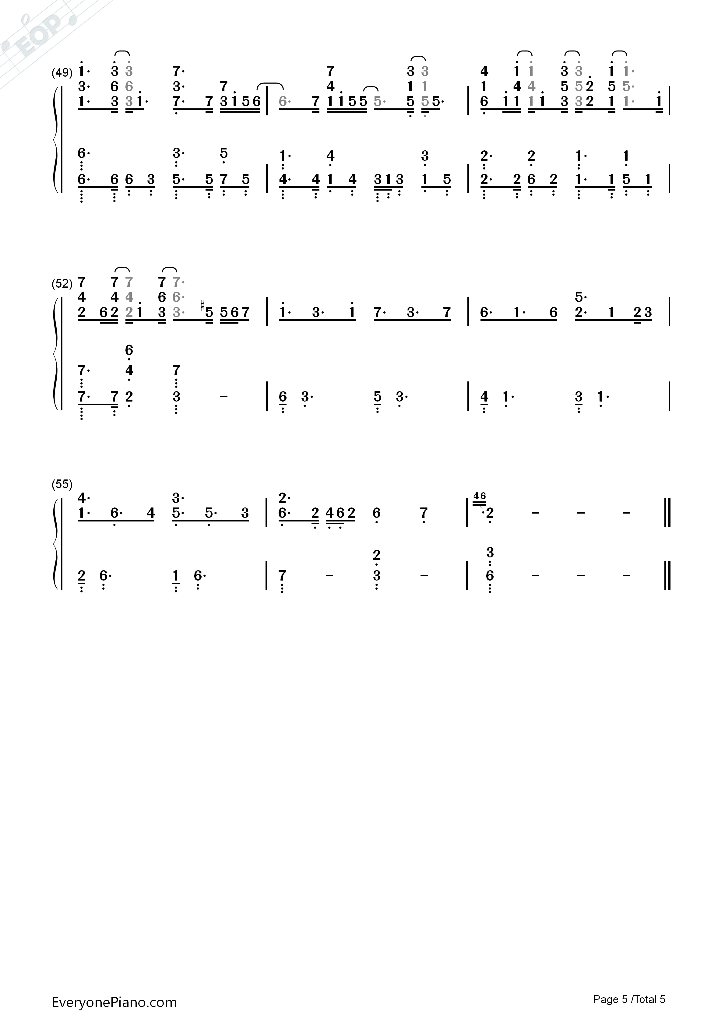 幻听钢琴简谱_张在寅演唱