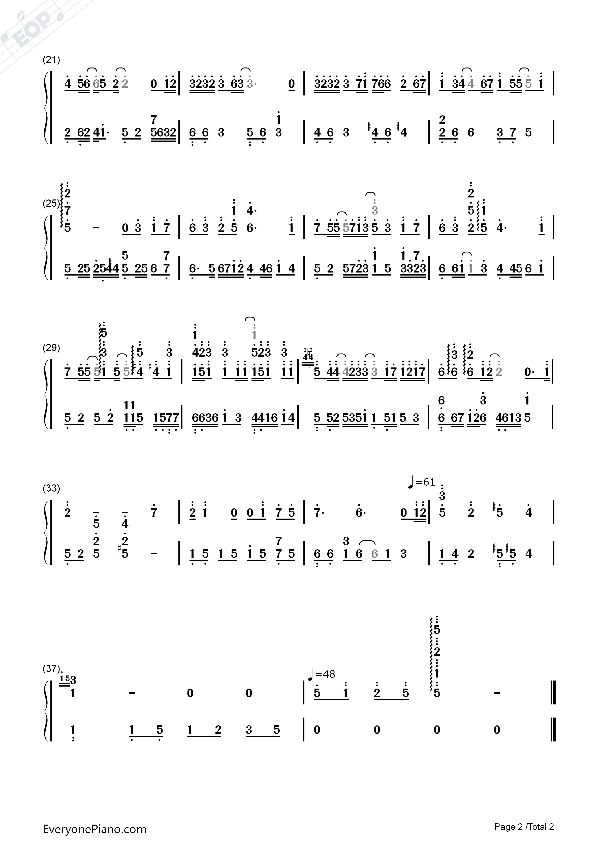 给我一个理由忘记钢琴简谱_黄丽玲演唱