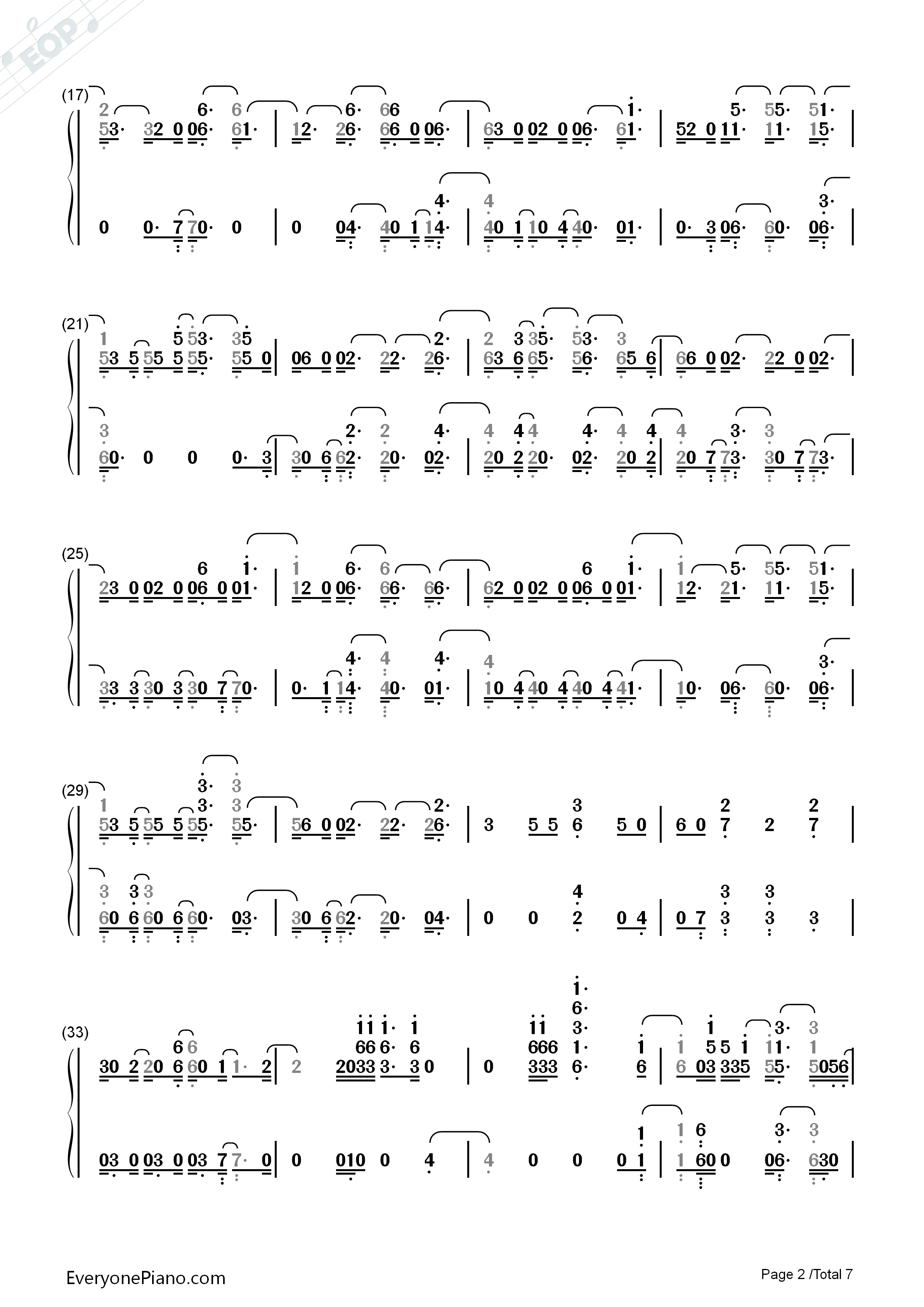 Stay_With_You钢琴简谱_Cheat_Codes演唱