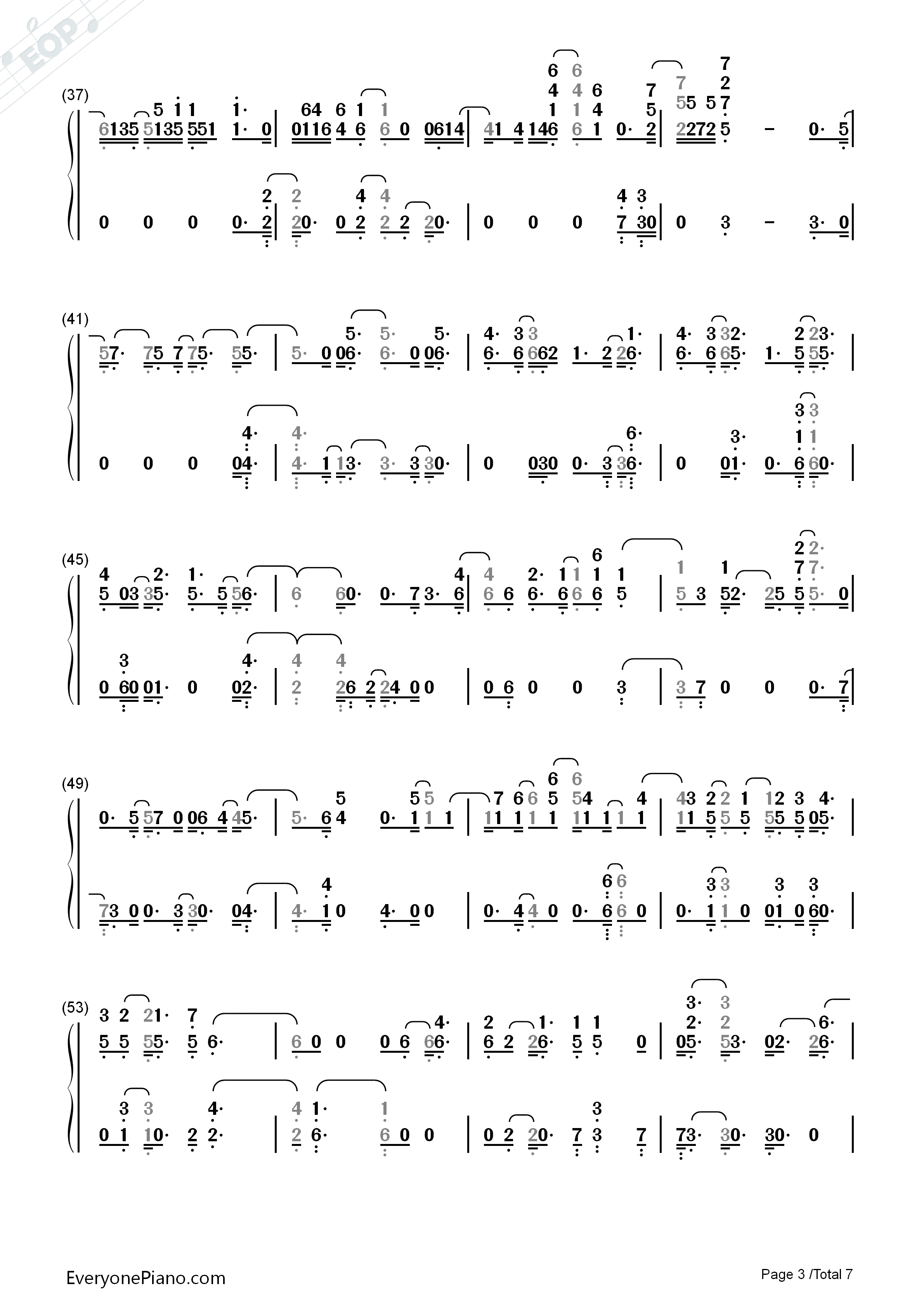 Stay_With_You钢琴简谱_Cheat_Codes演唱