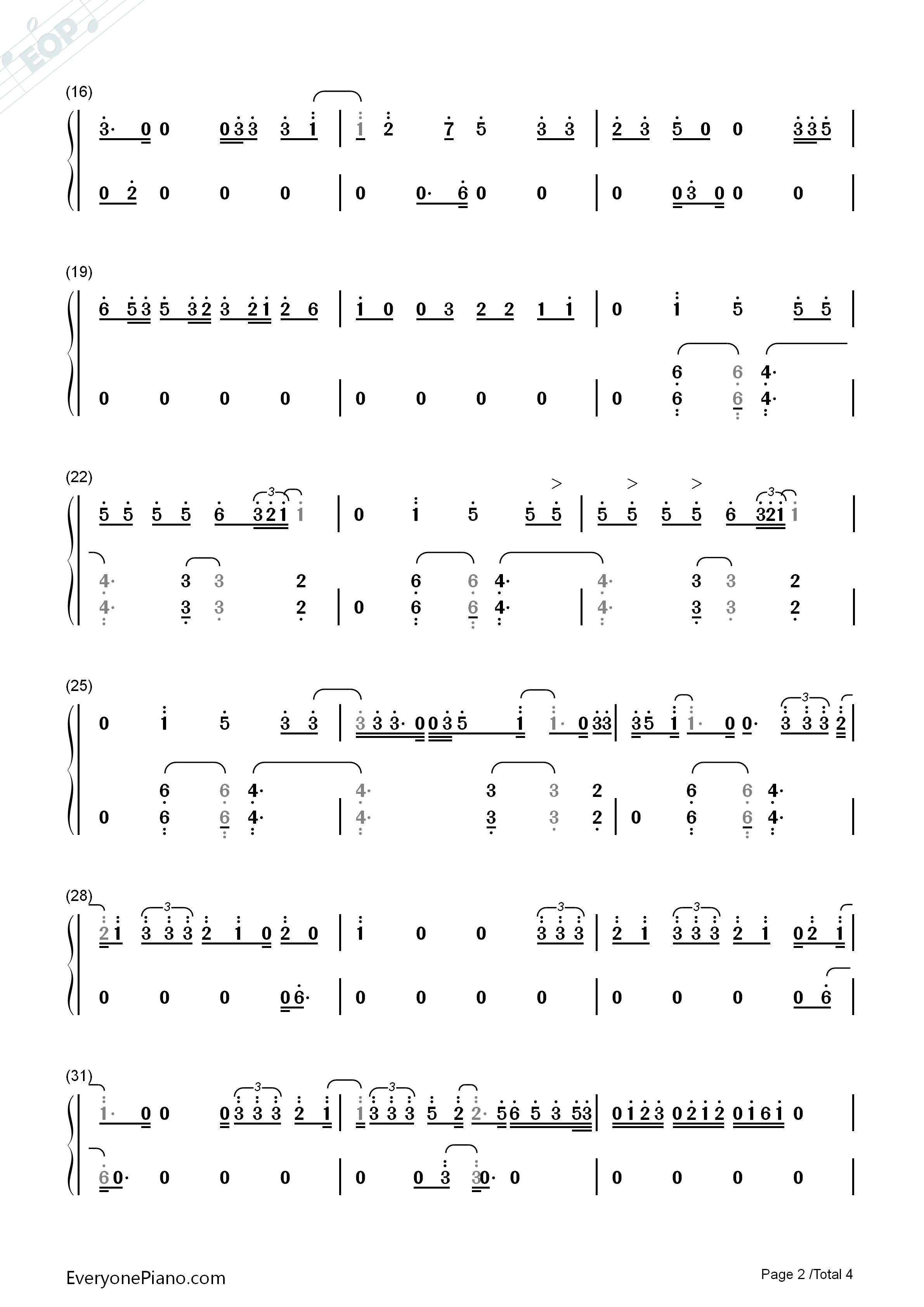 Most_Girls钢琴简谱_Hailee_Steinfeld演唱