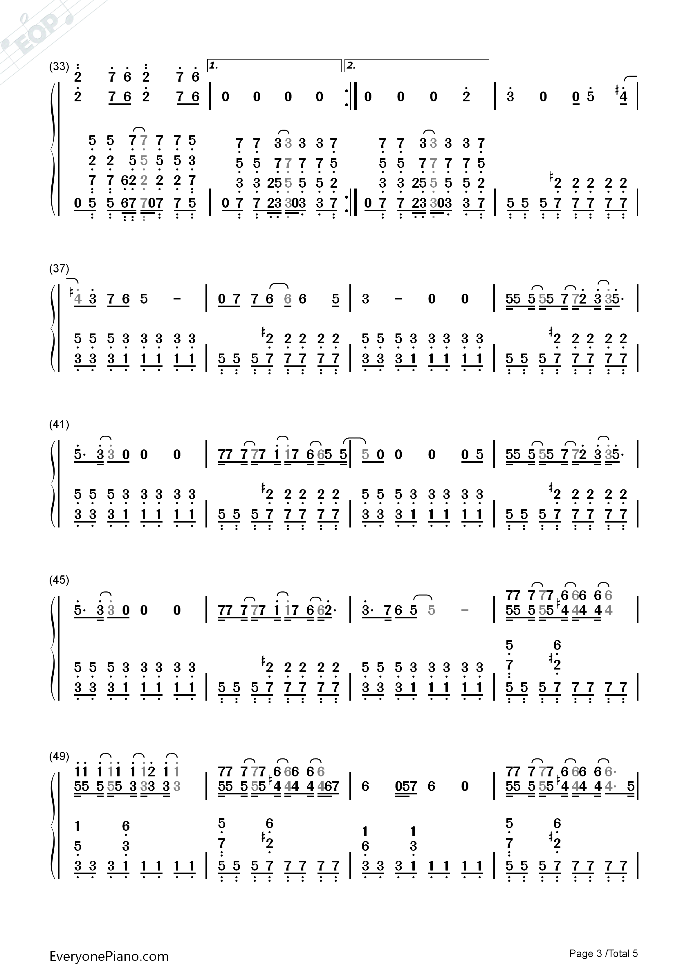 Don't_Want_You_Back钢琴简谱_Bakermat演唱