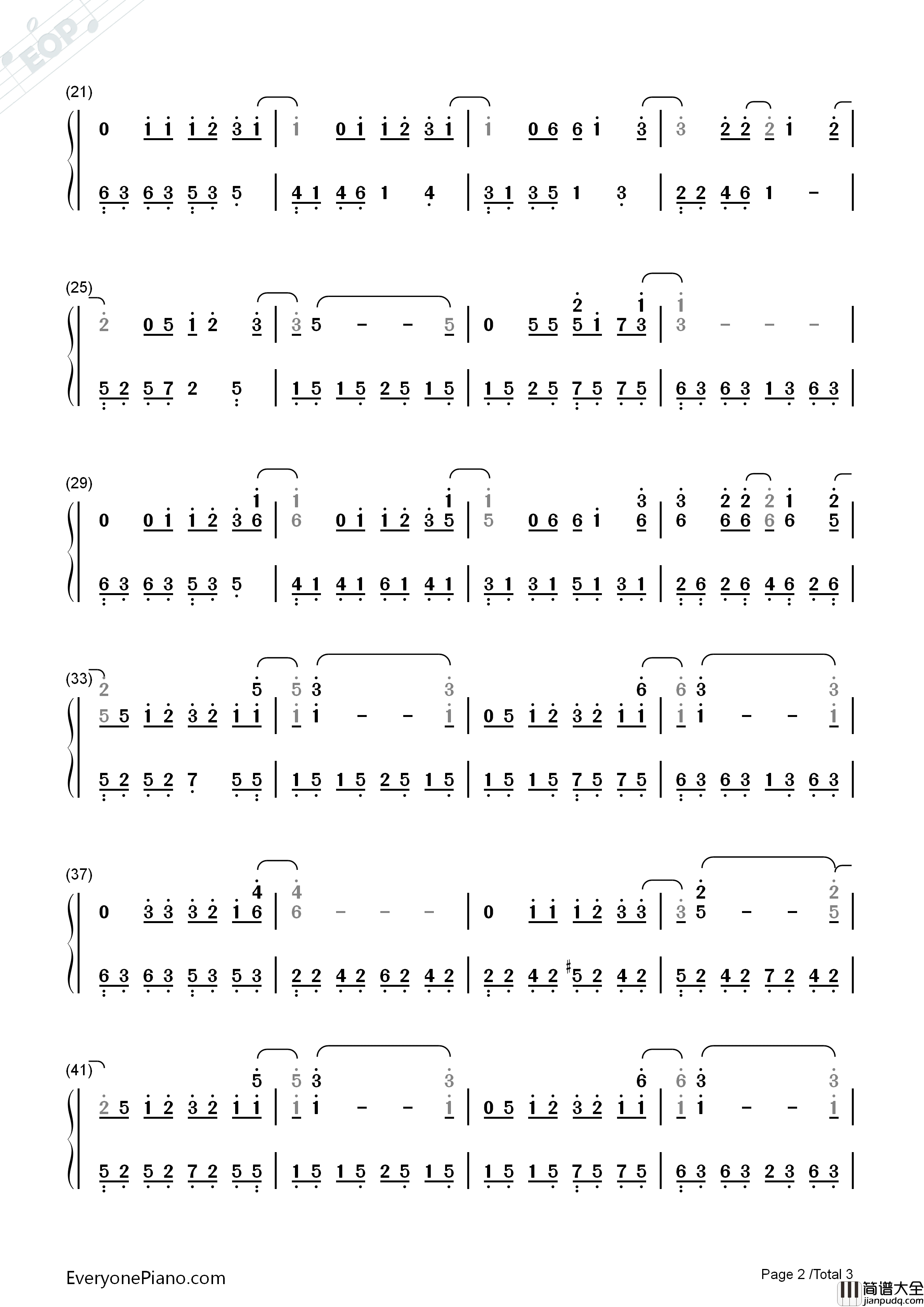 星星钢琴简谱_牛奶咖啡演唱