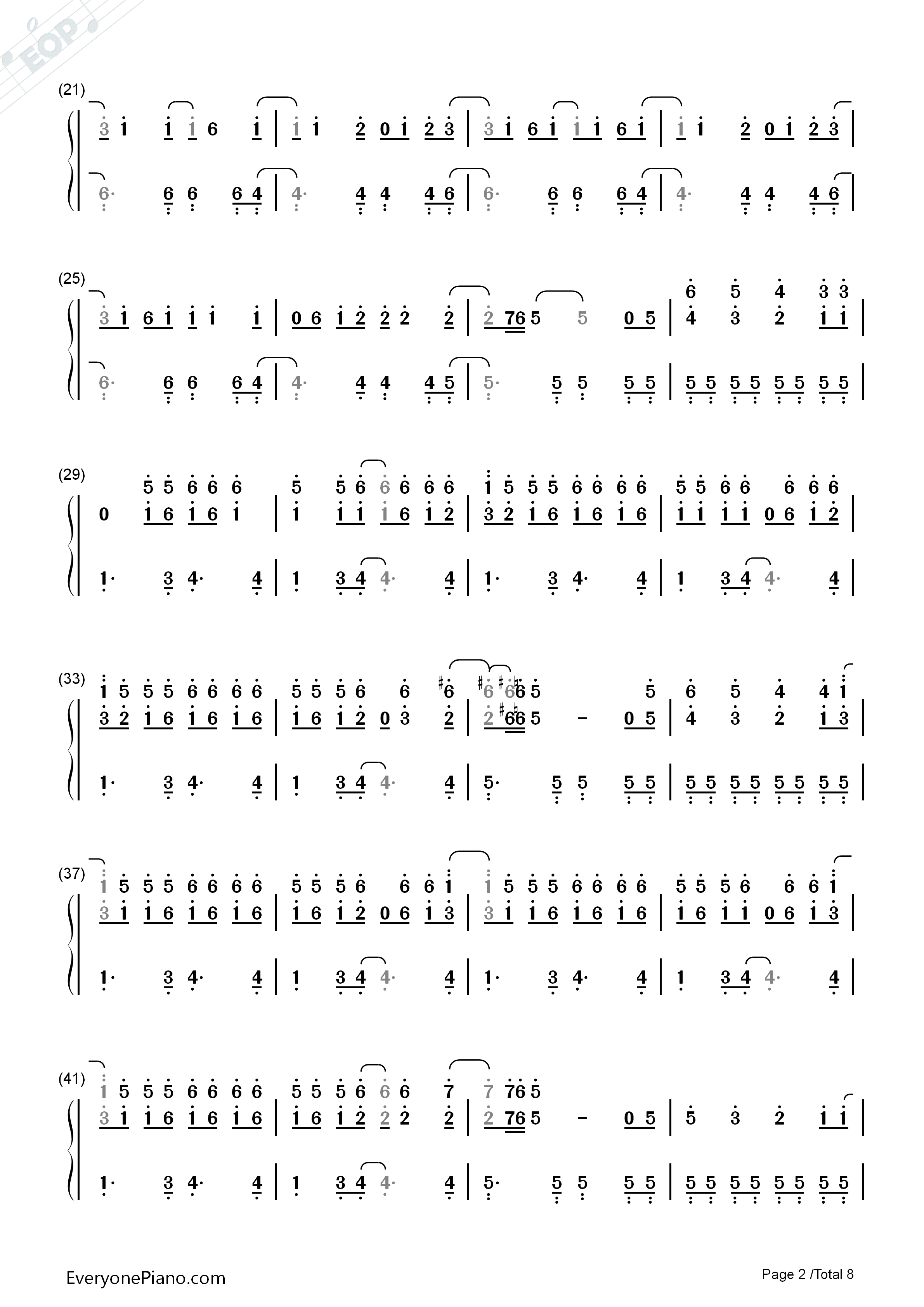 You_Can't_Stop_The_Beat钢琴简谱_Marc_Shaiman演唱