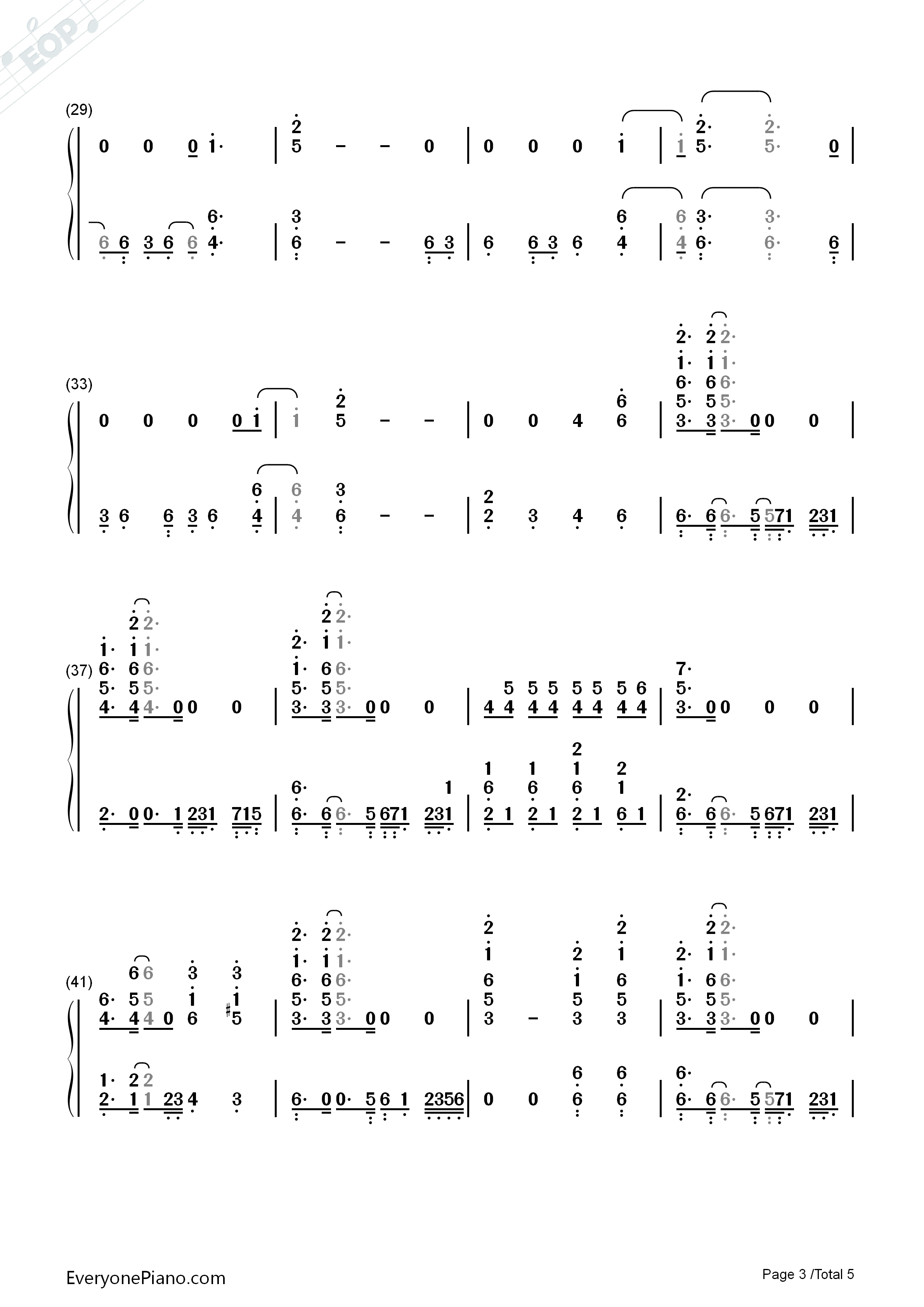 24K_Magic钢琴简谱_Bruno_Mars演唱