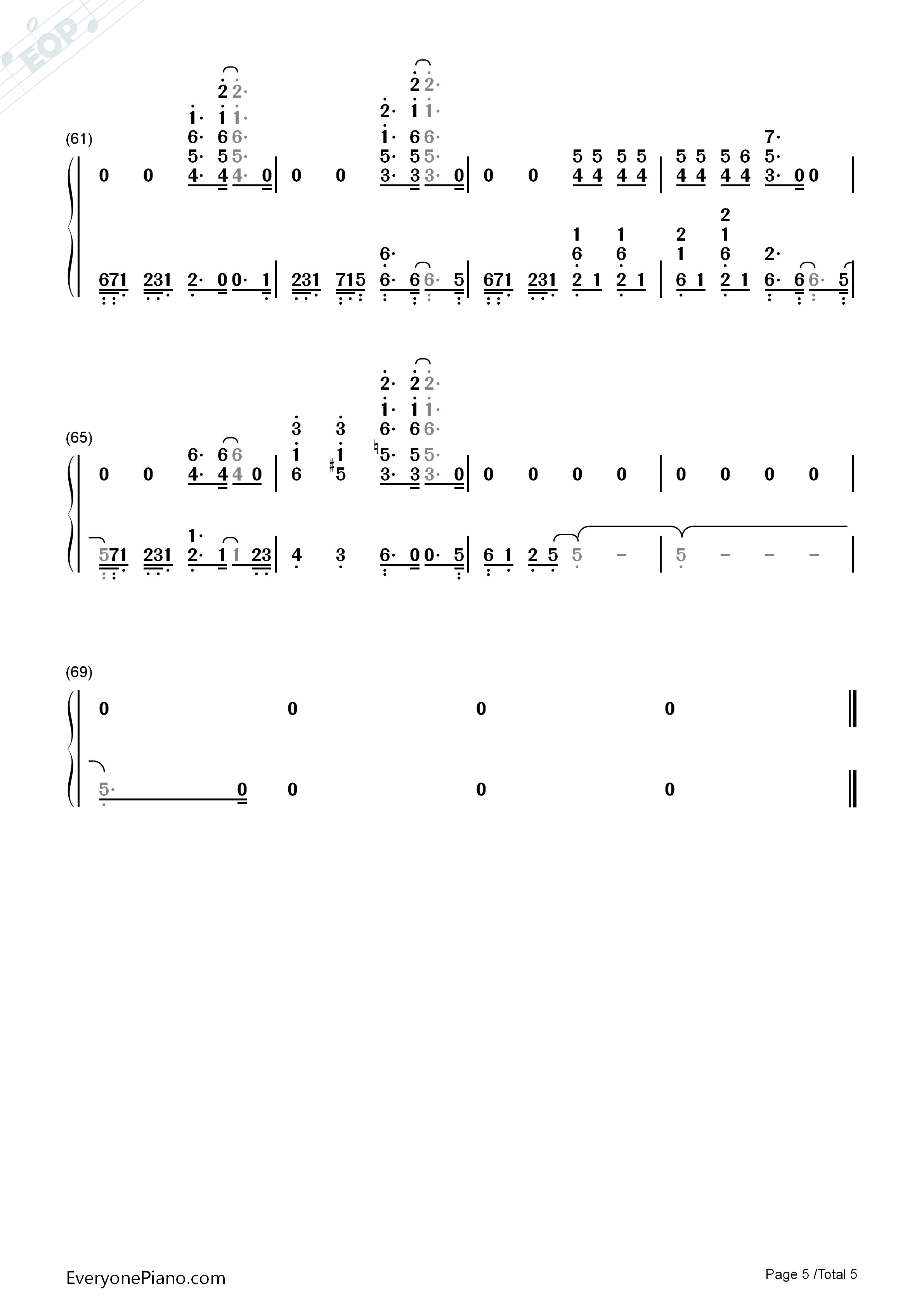 24K_Magic钢琴简谱_Bruno_Mars演唱