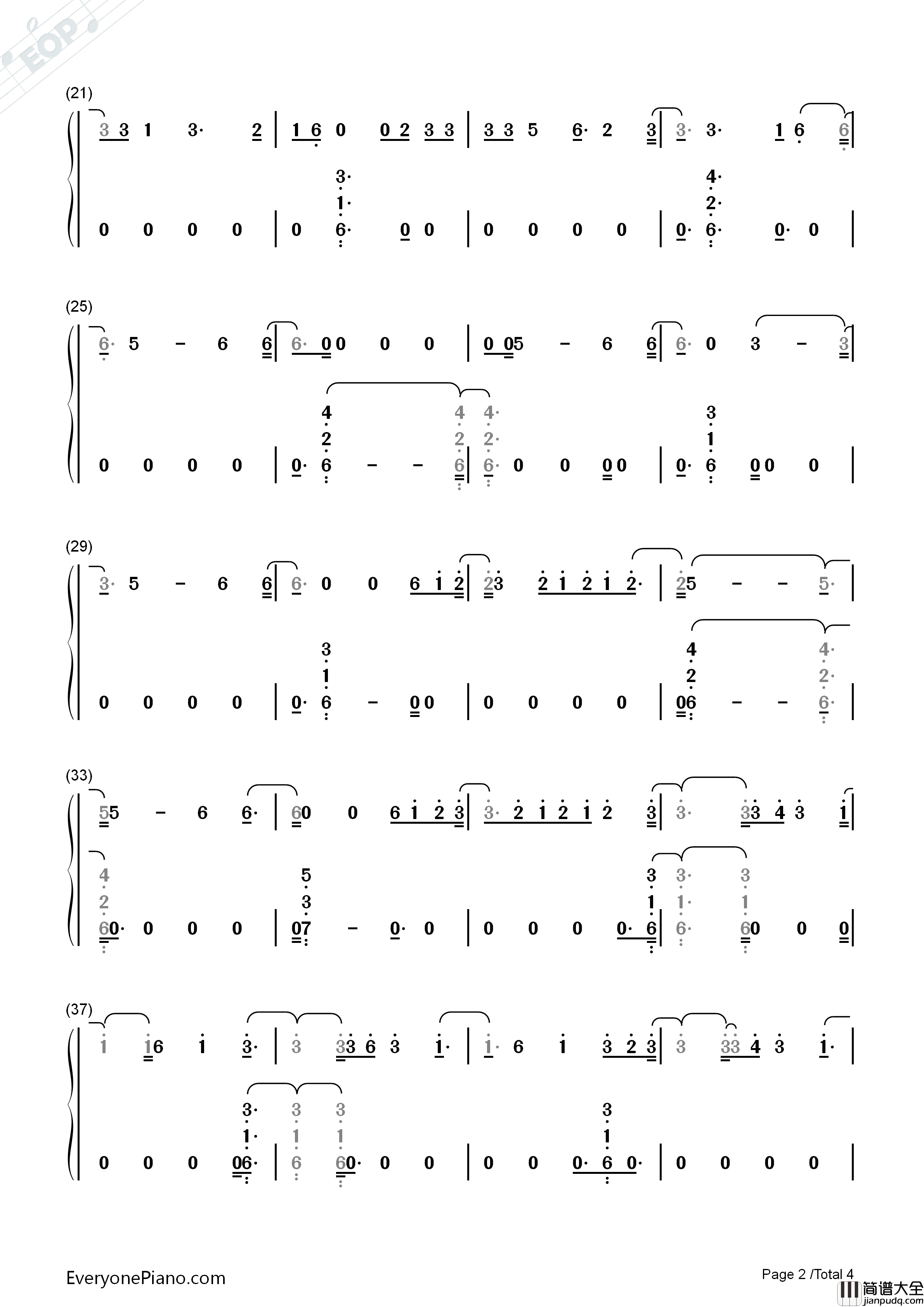 Wild_Thoughts钢琴简谱_DJ_Khaled__Rihanna__Bryson_Tiller演唱