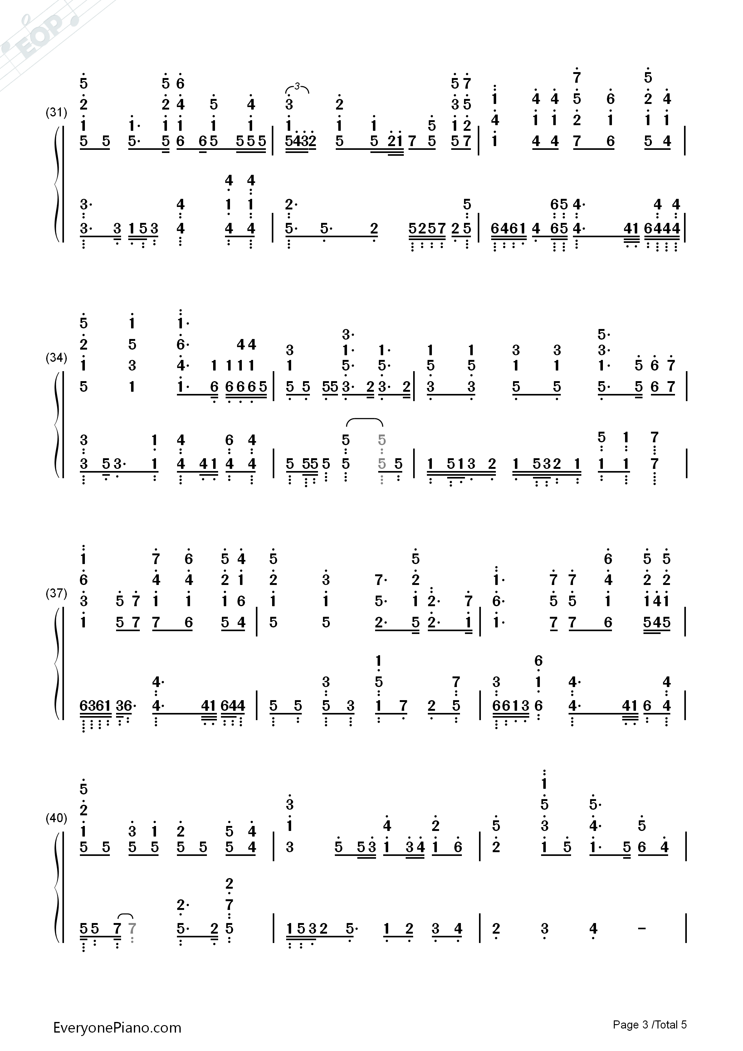 You_Raise_Me_Up钢琴简谱_Josh_Groban演唱