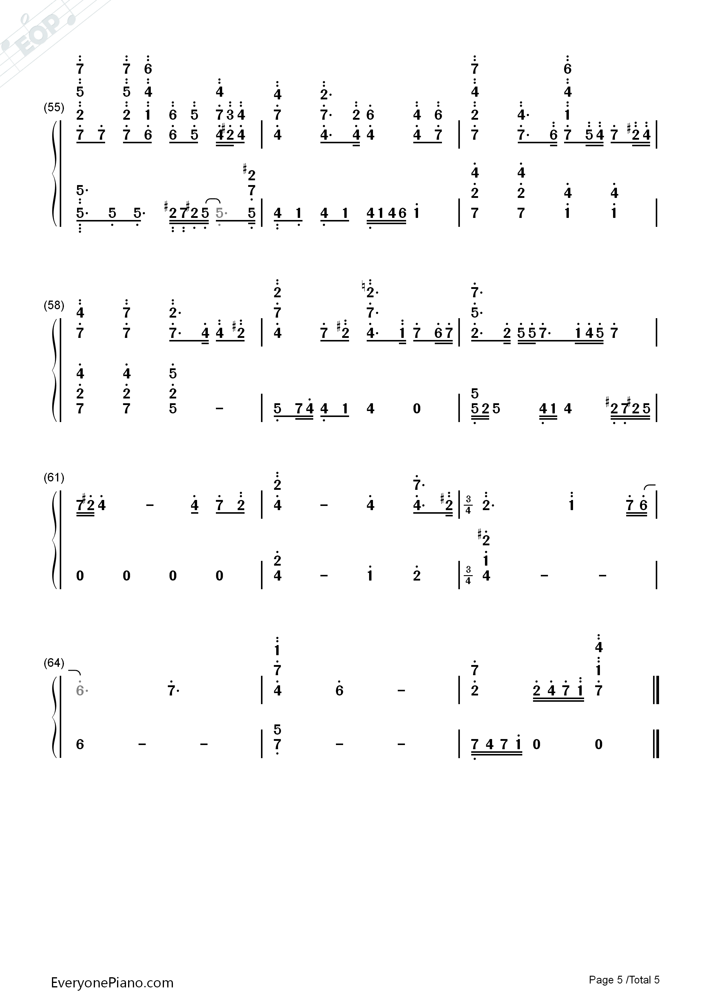 You_Raise_Me_Up钢琴简谱_Josh_Groban演唱