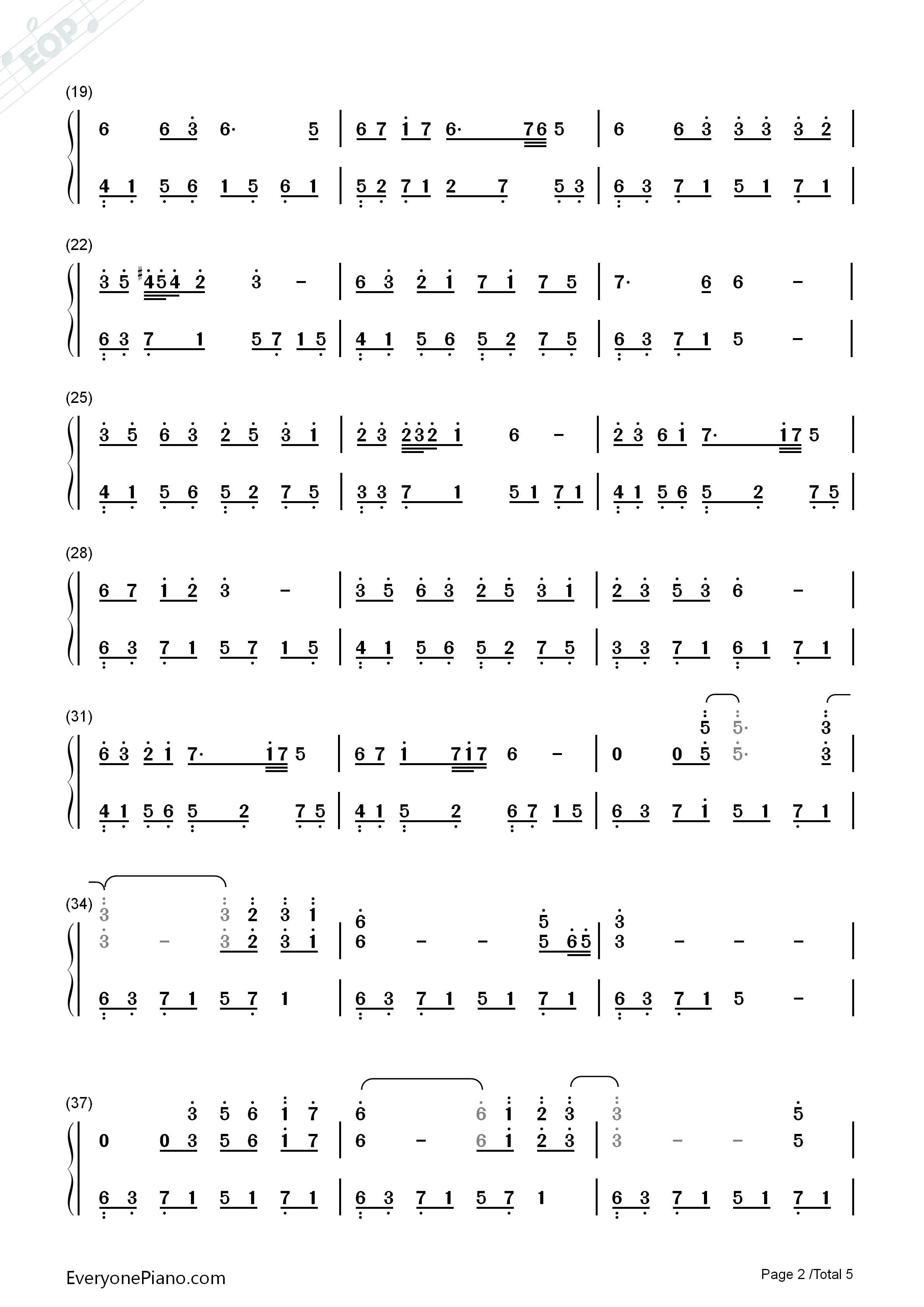 镇命歌钢琴简谱_泷沢一留演唱