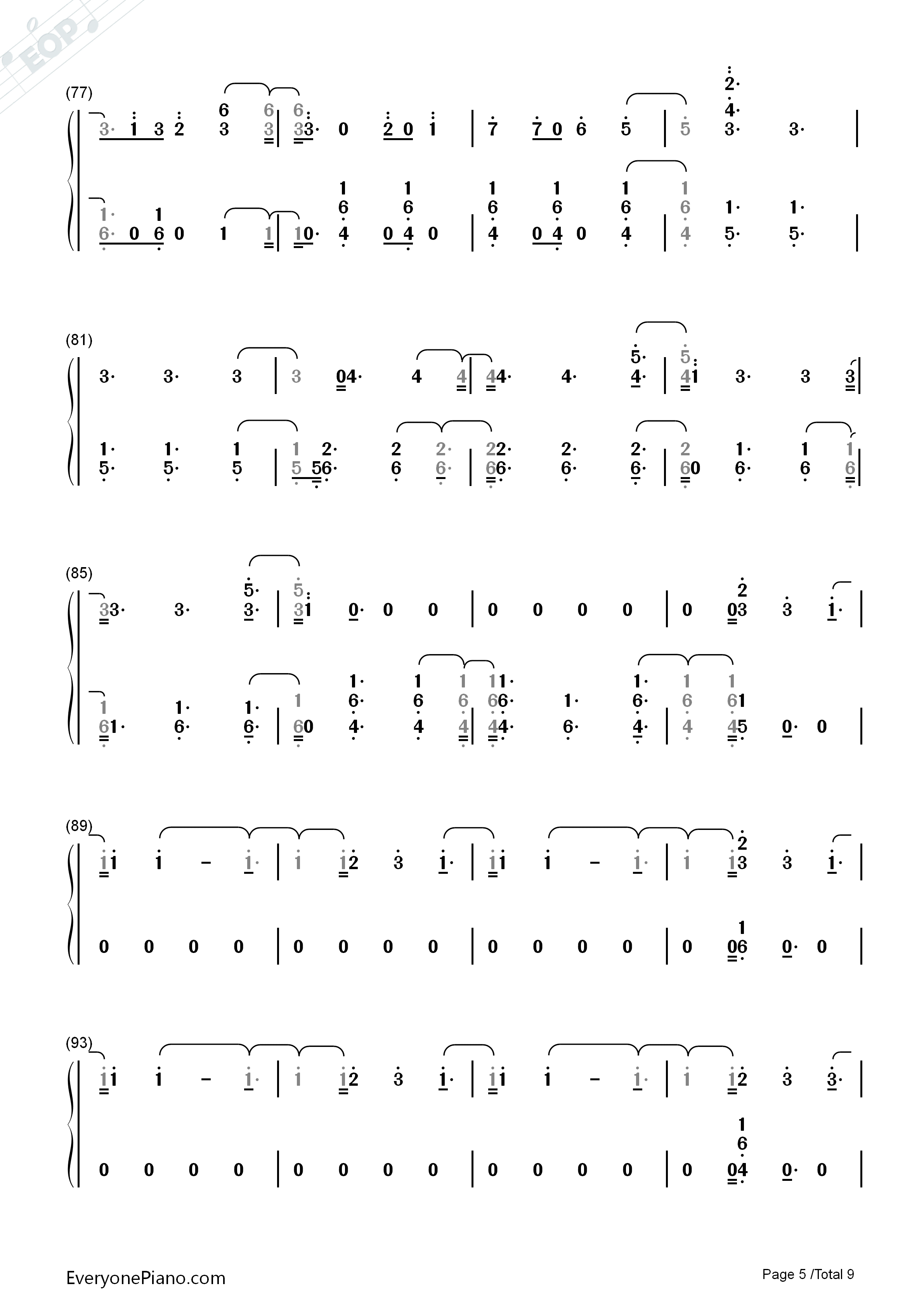 Selfish钢琴简谱_Future_ft_Rihanna演唱