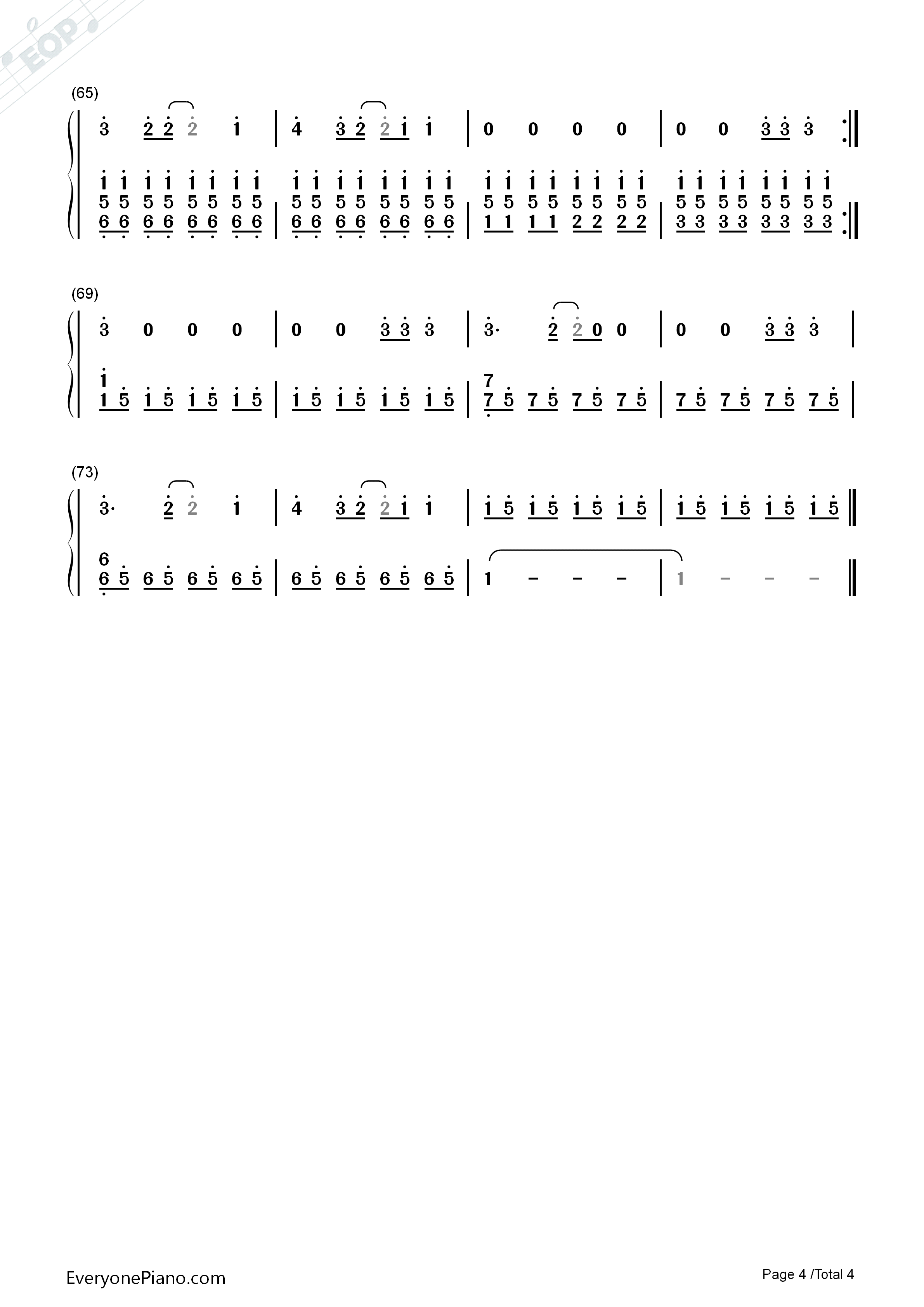 Chasing_Cars_伴奏钢琴简谱_Snow_Patrol演唱