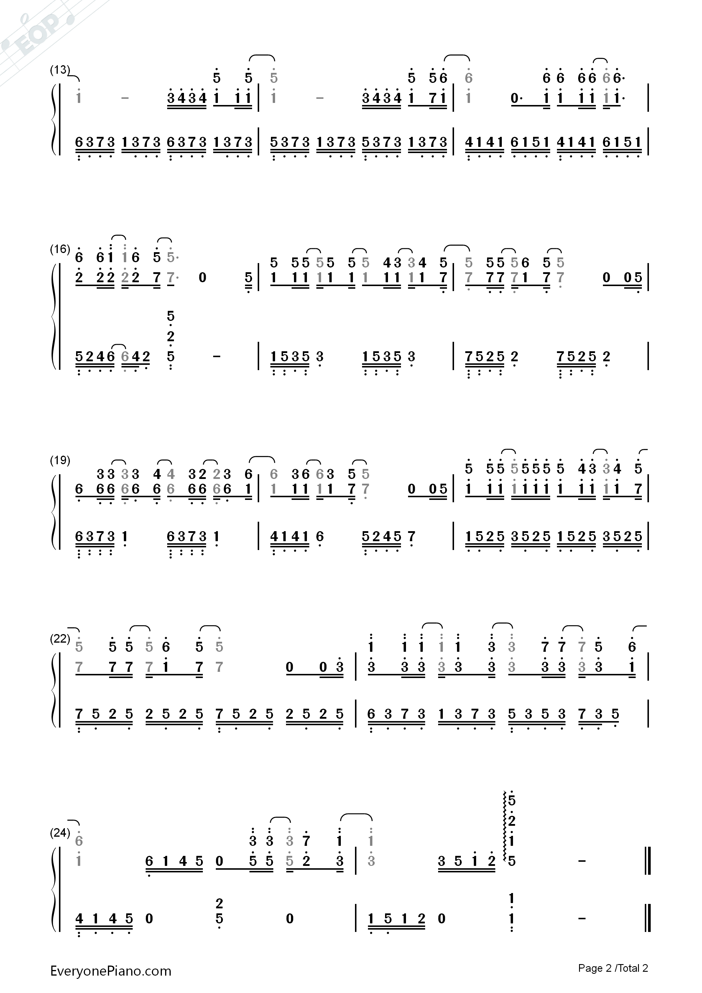 和你在一起钢琴简谱_乔任梁演唱