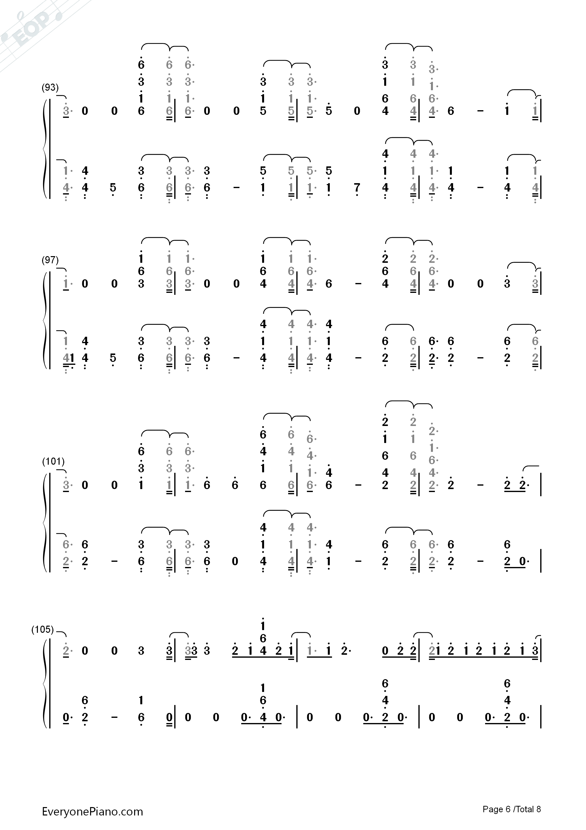 Welcome_to_My_Life钢琴简谱_Chris_Brown演唱