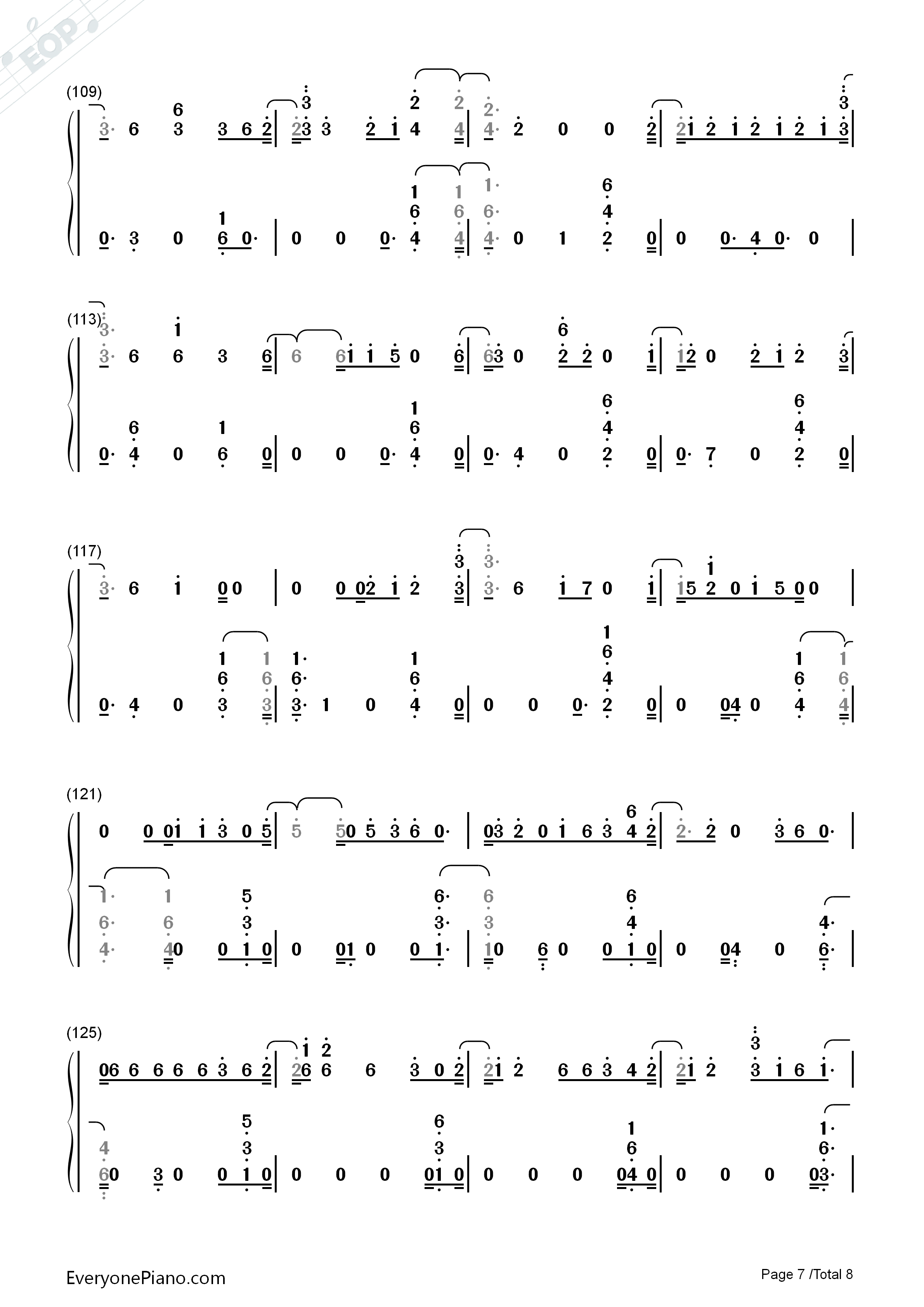 Welcome_to_My_Life钢琴简谱_Chris_Brown演唱