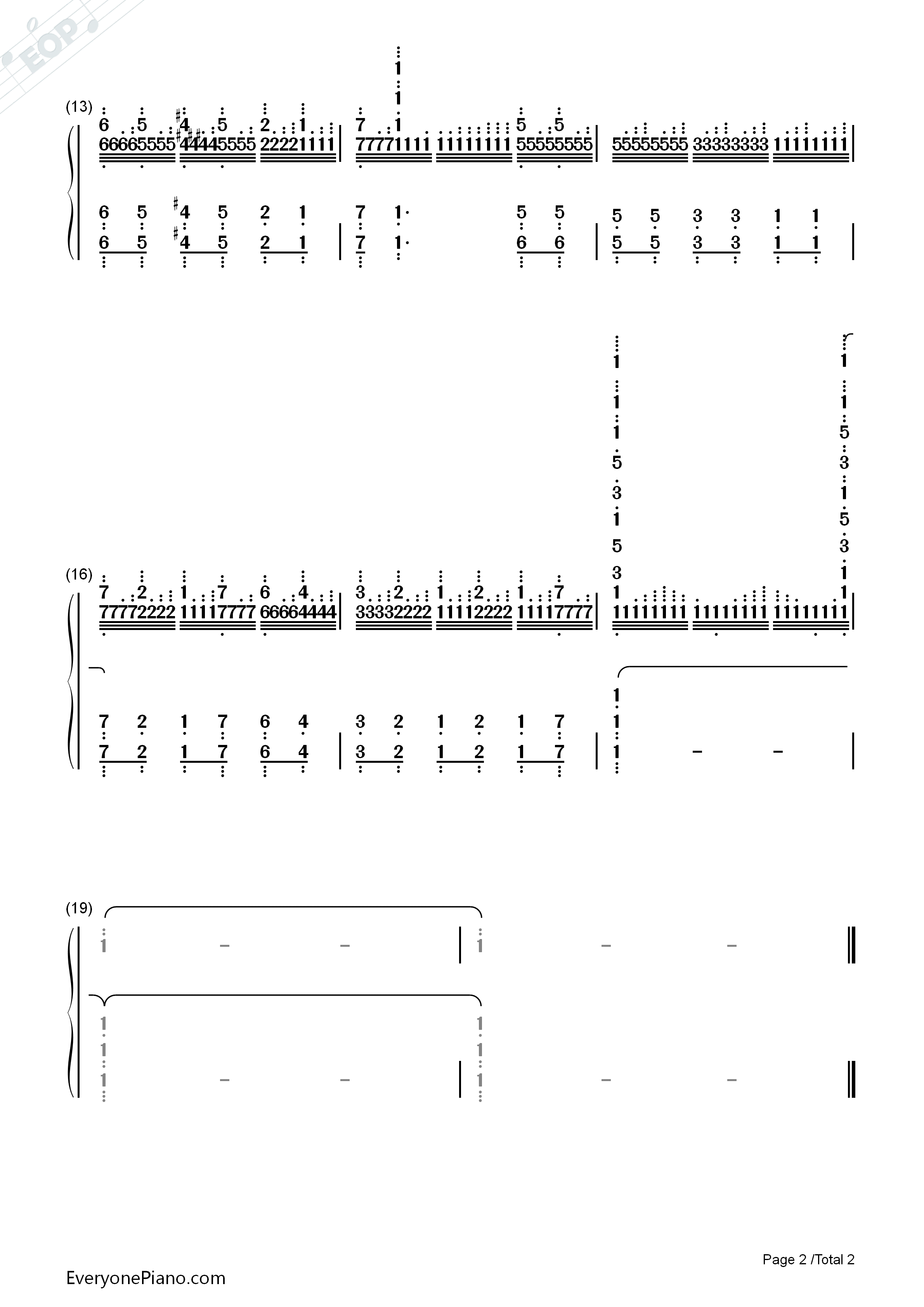 生日快乐疯狂变奏曲钢琴简谱_Happy_Birthday_to_you演唱