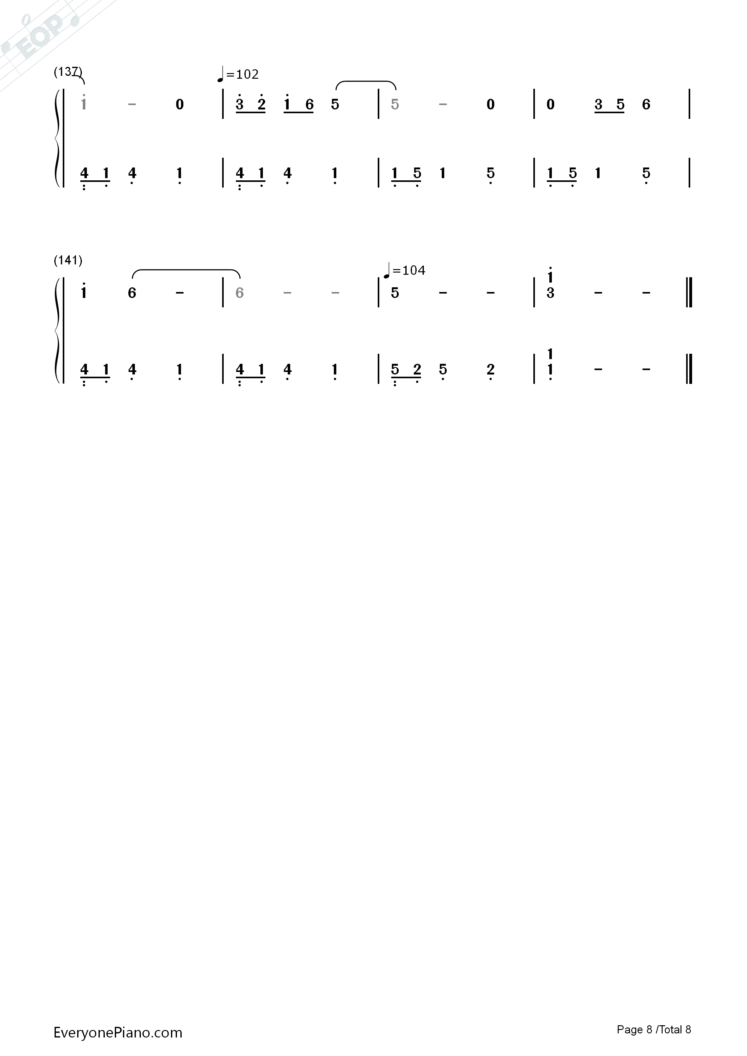 清白之年钢琴简谱_朴树演唱