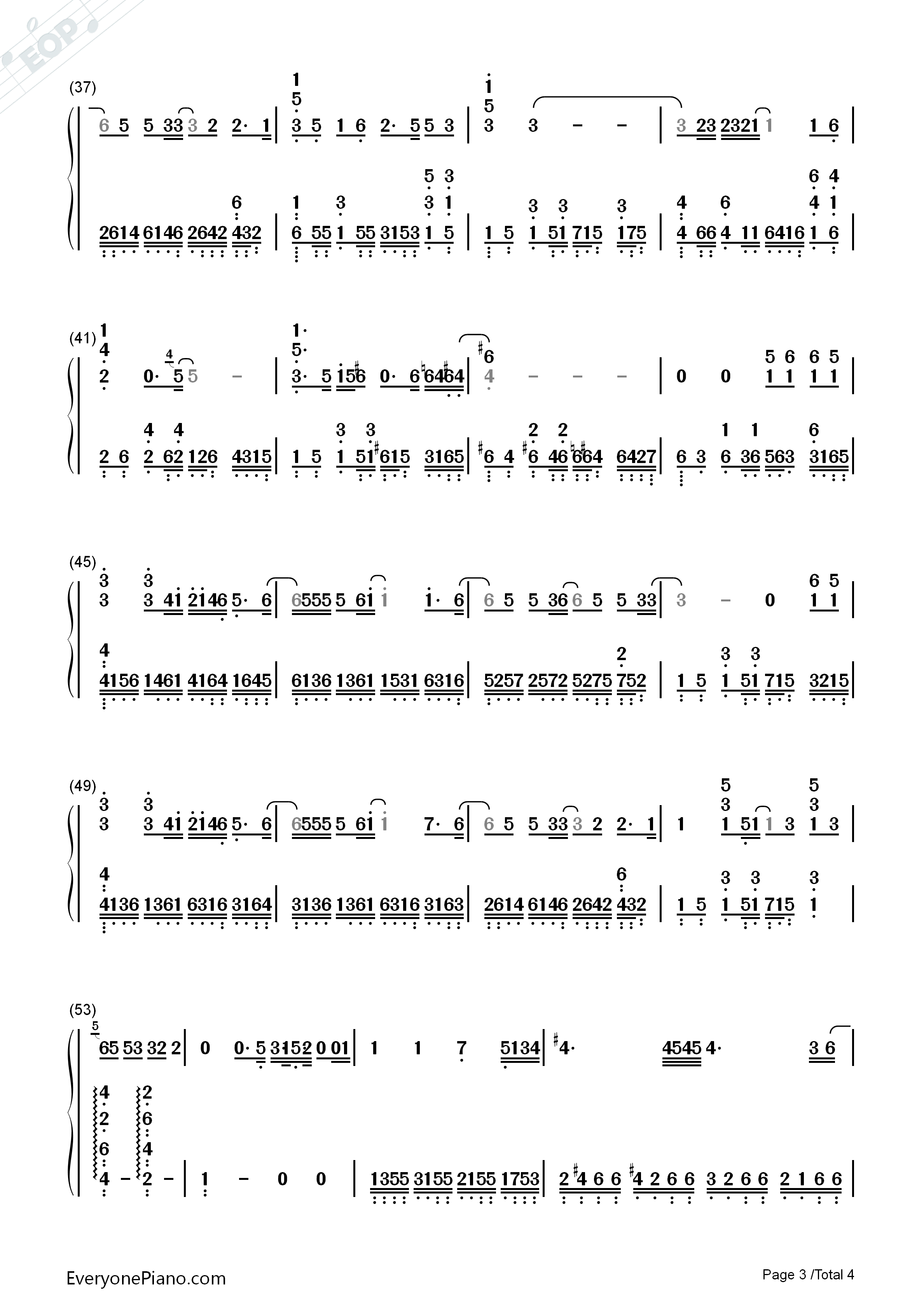 你的背包钢琴简谱_陈奕迅演唱