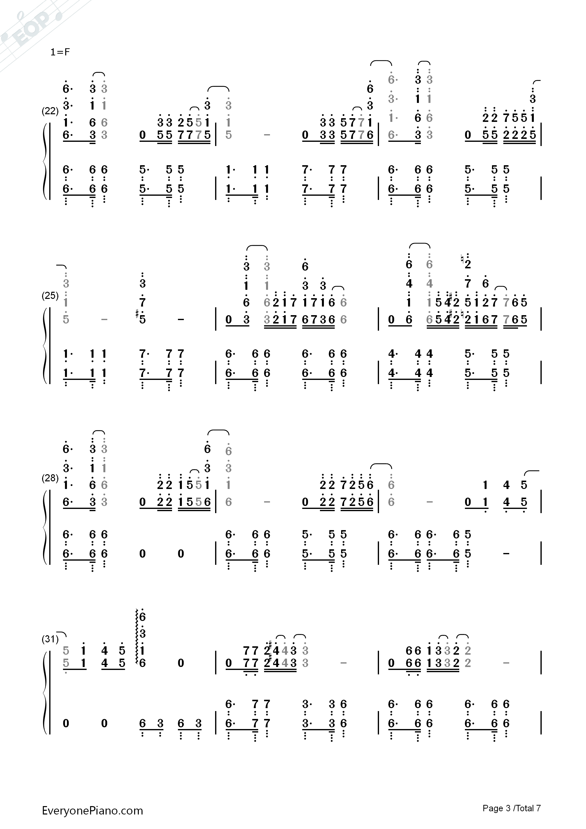 Hawaii_Five钢琴简谱_Brian_Tyler演唱