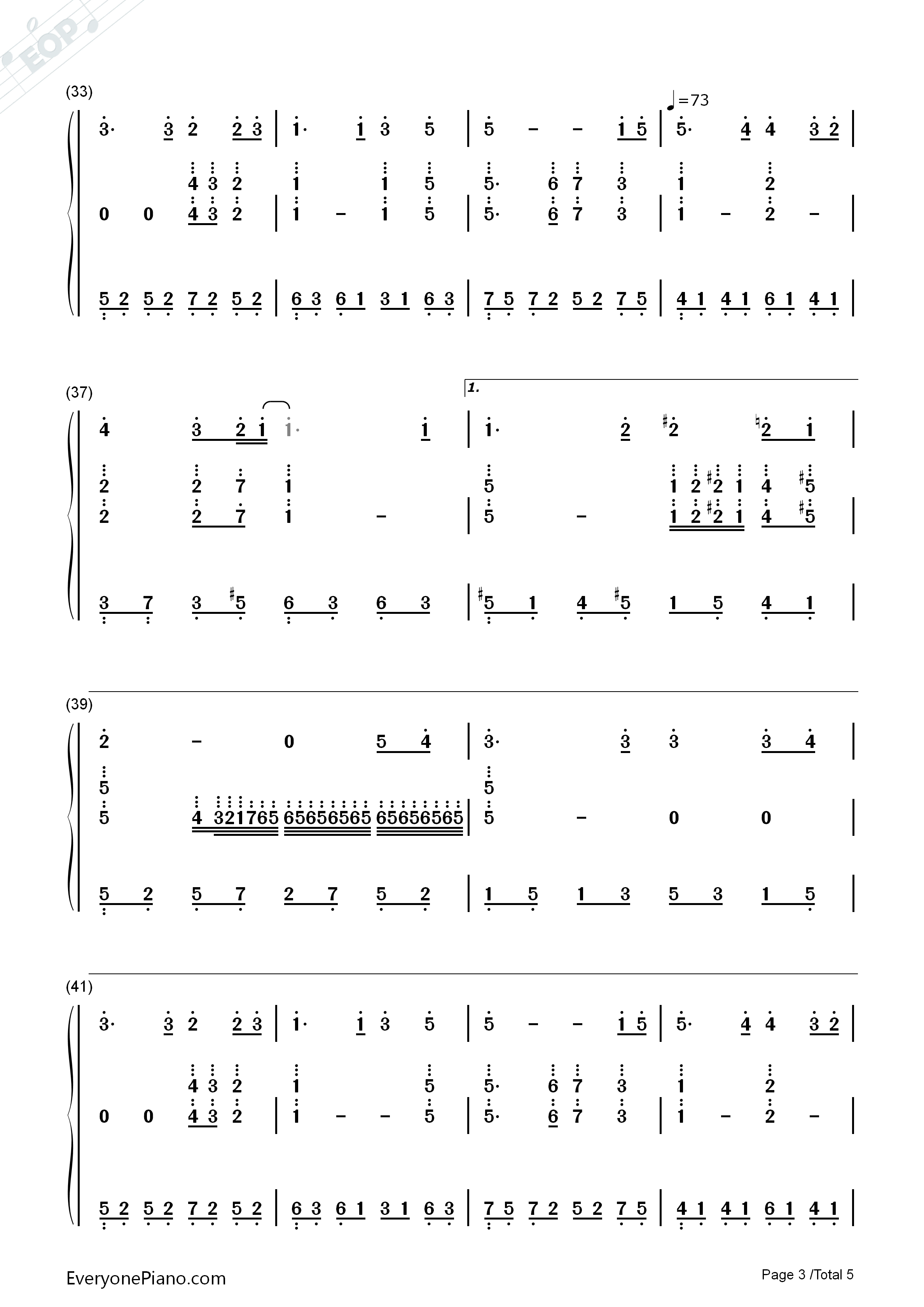 轨迹钢琴简谱_周杰伦演唱